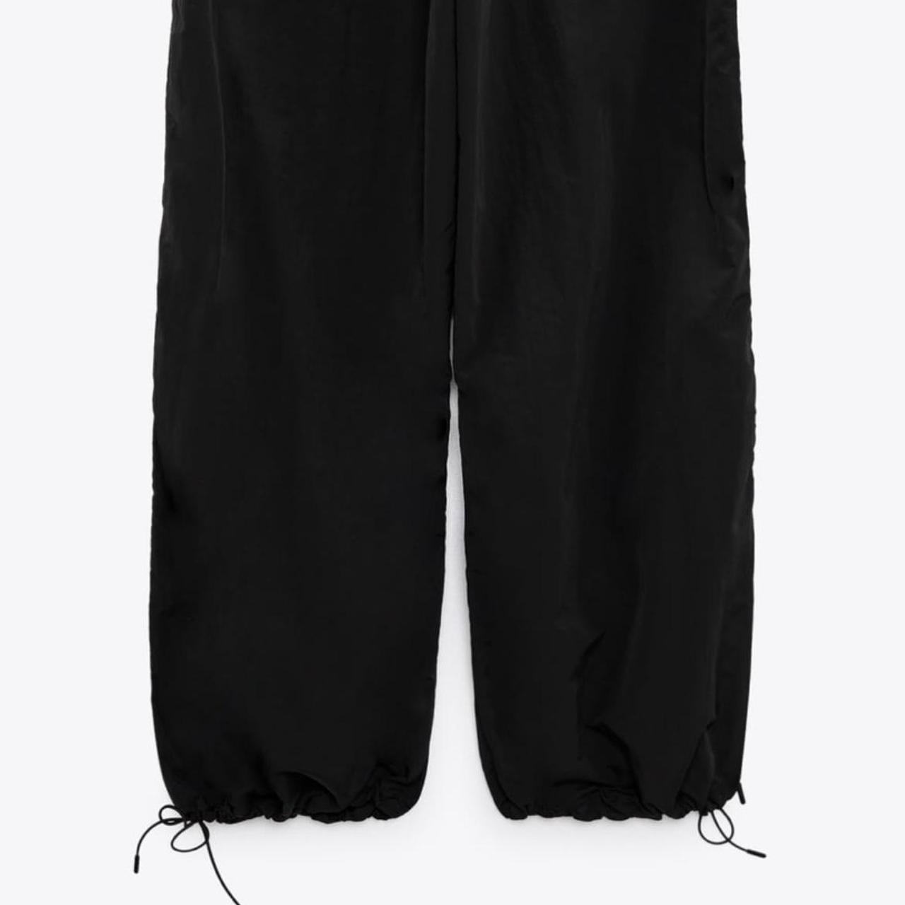 Zara Women's Black Trousers Depop