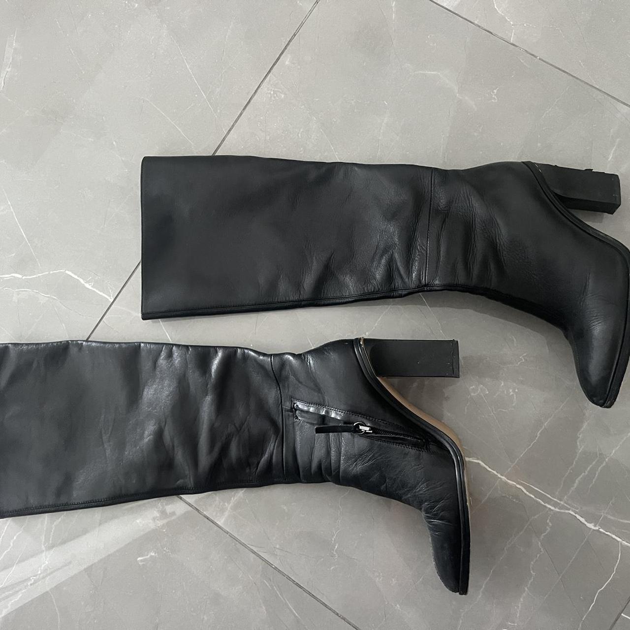zara black boots womens