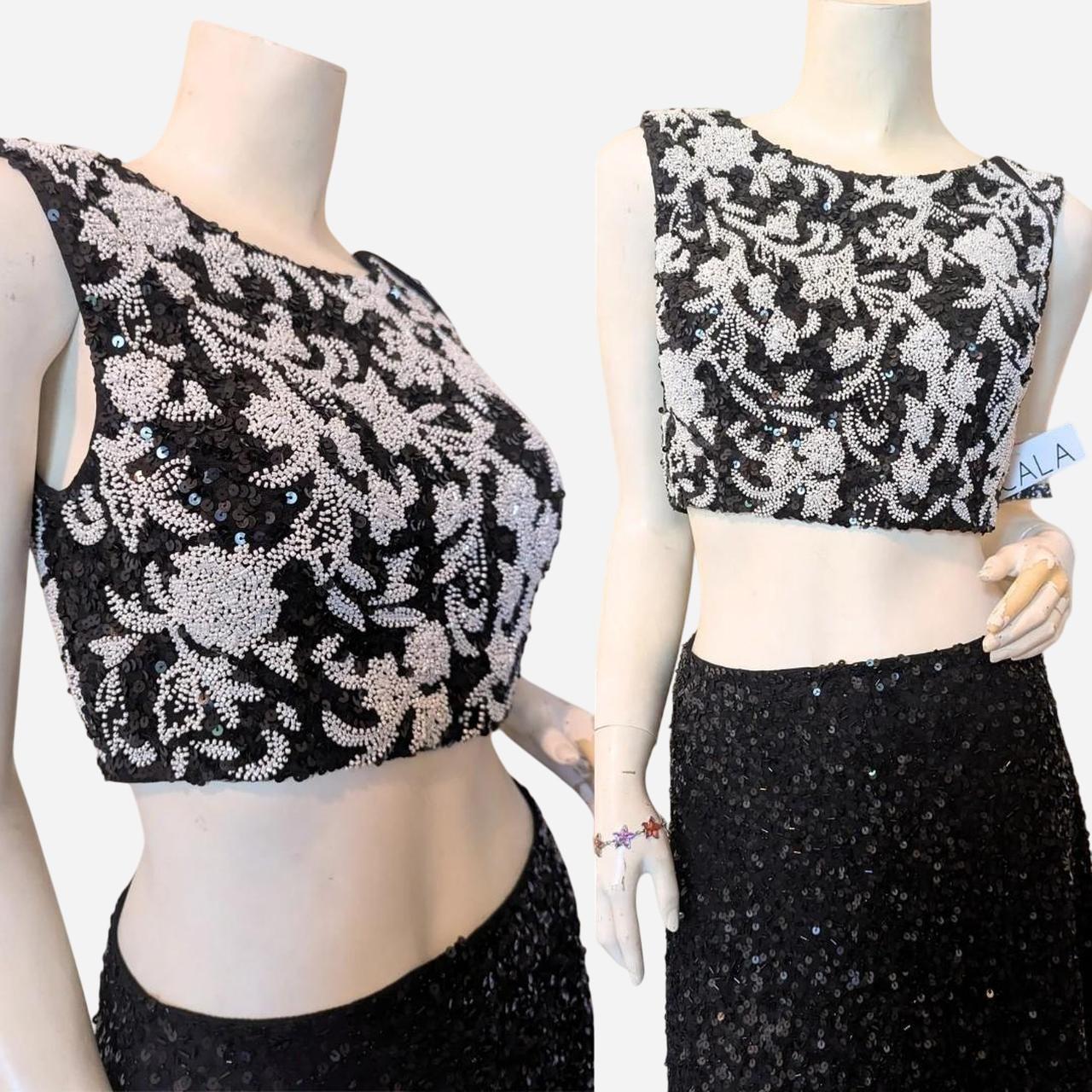 Scala Women's Crop top - Black/White - S – SCALA … - image 1