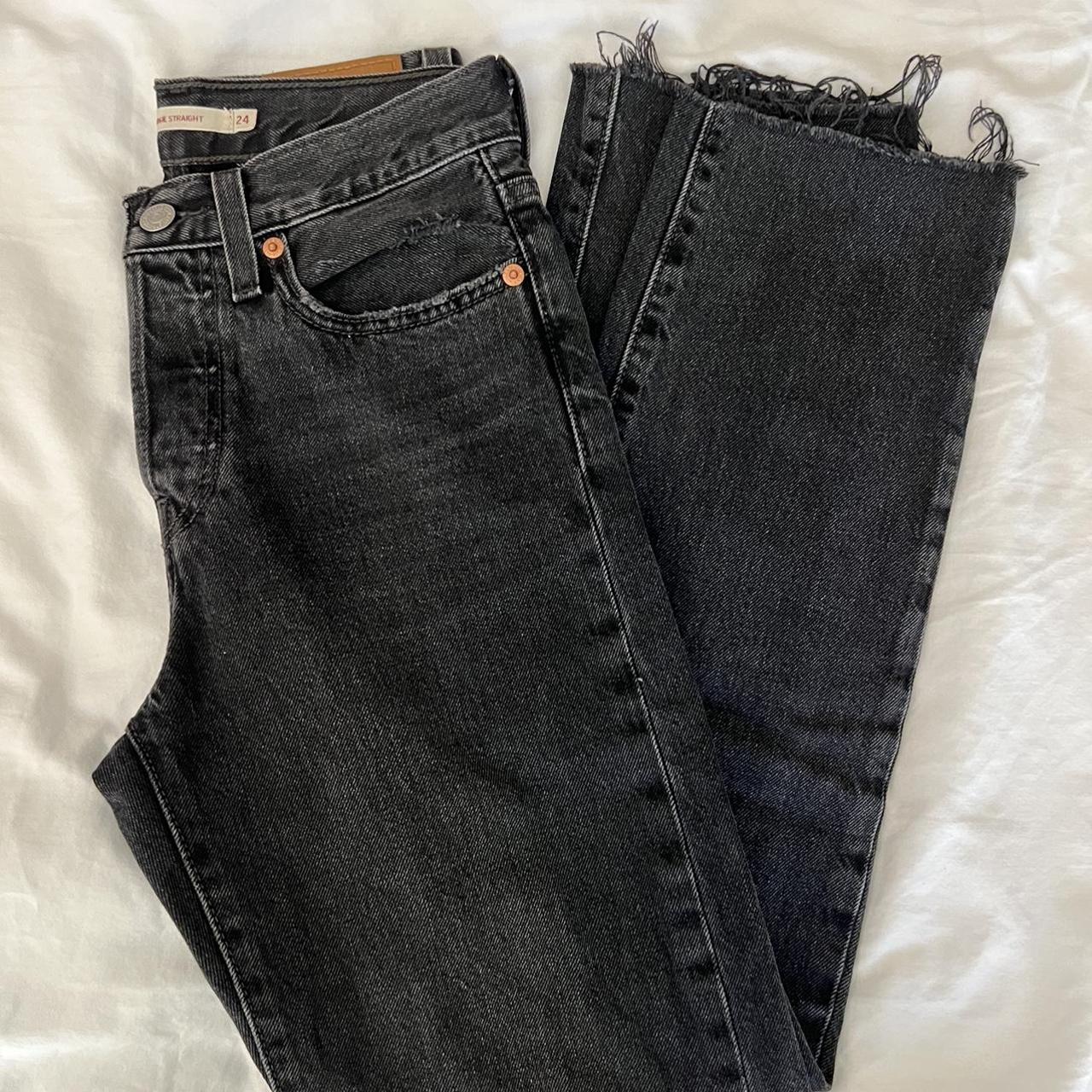 Levi’s Wedgie Straight Jean High Rise Size 24 28”... - Depop