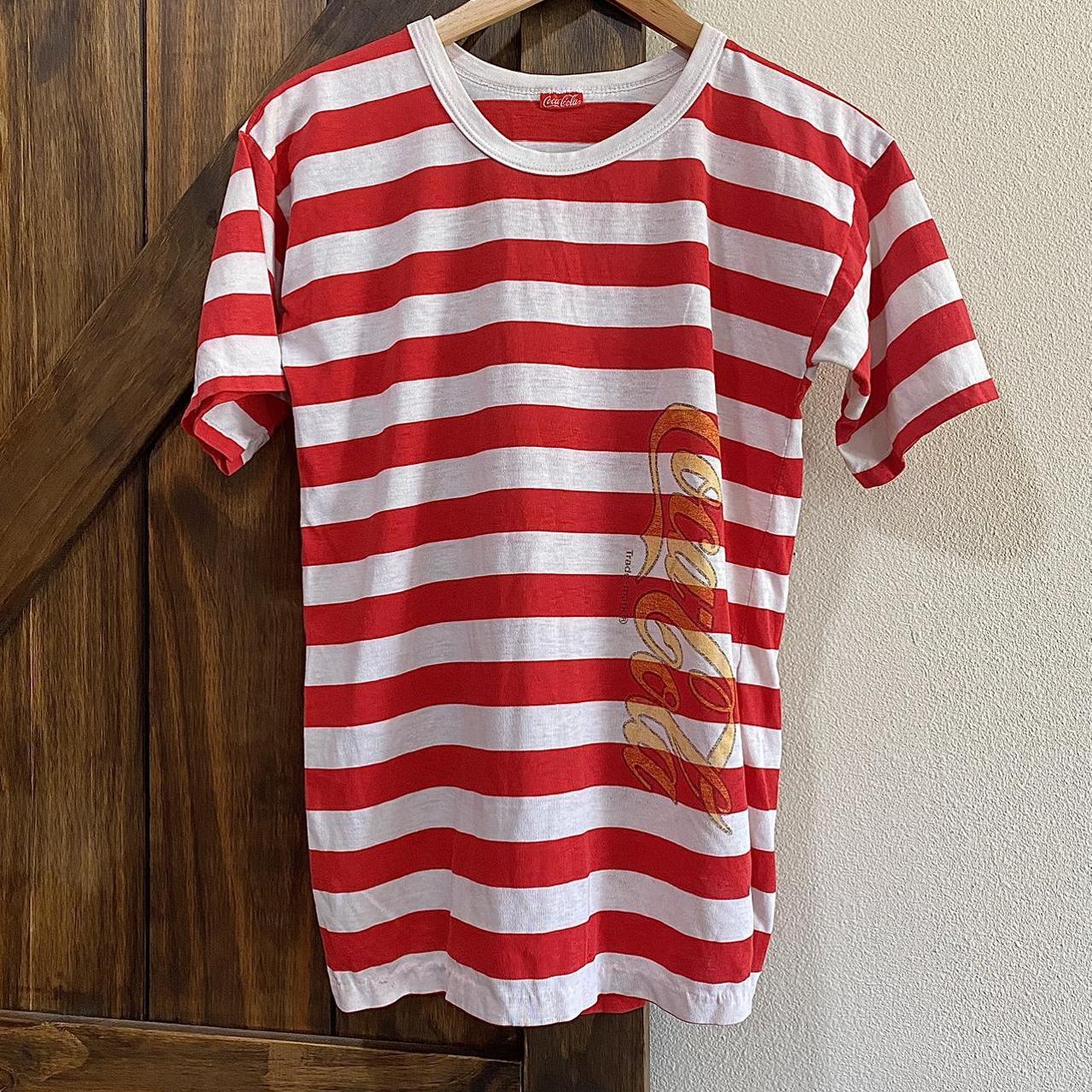 coca cola striped shirt