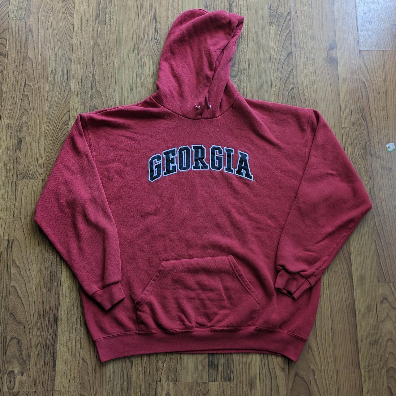 Vintage J. America embroidered hoodie size... Depop