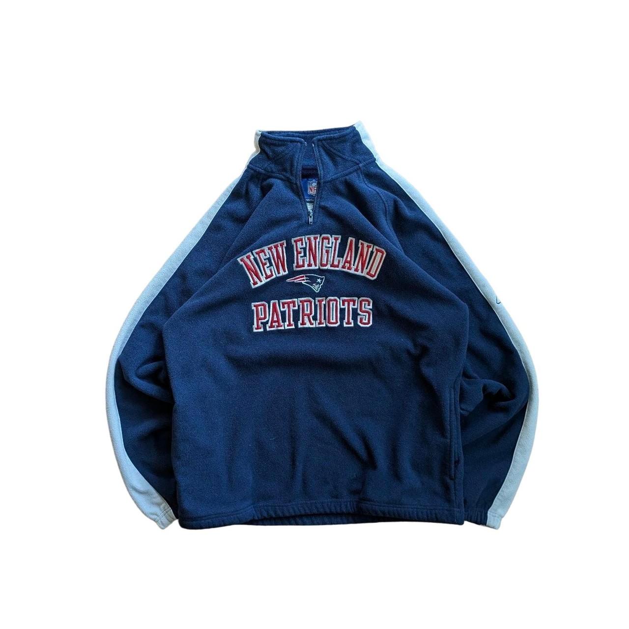 Patriots Reebox fleece outlets QuarterZip