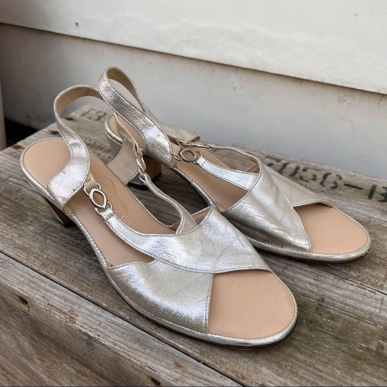 Silver sandals hot sale size 8