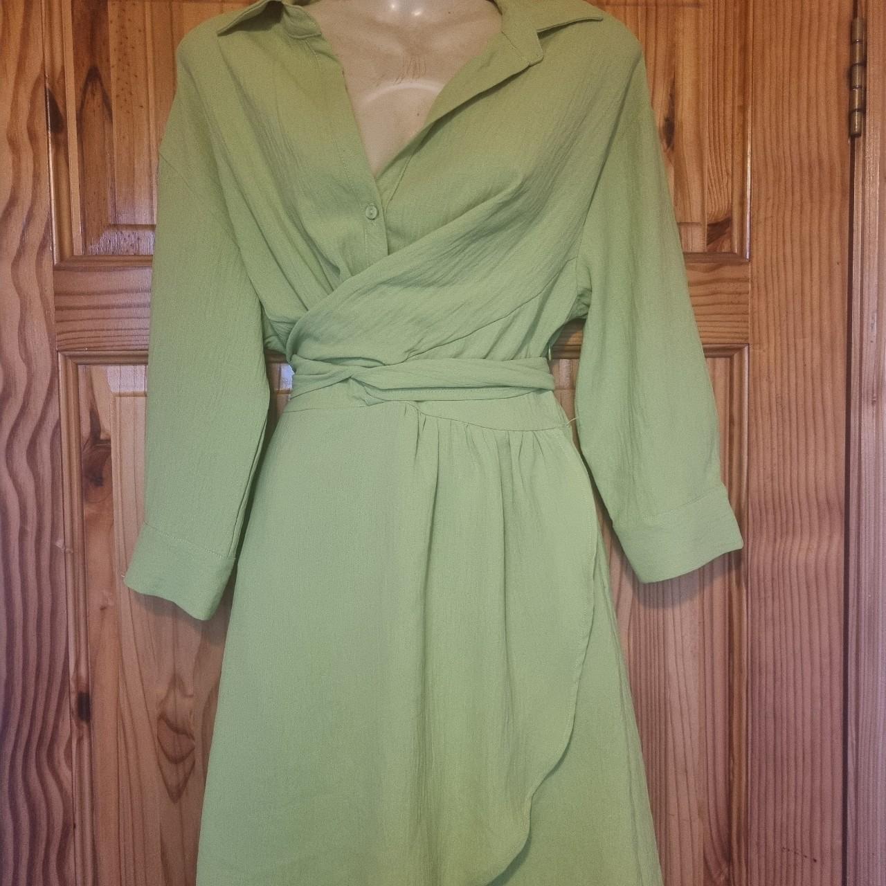 stradivarius wrap dress