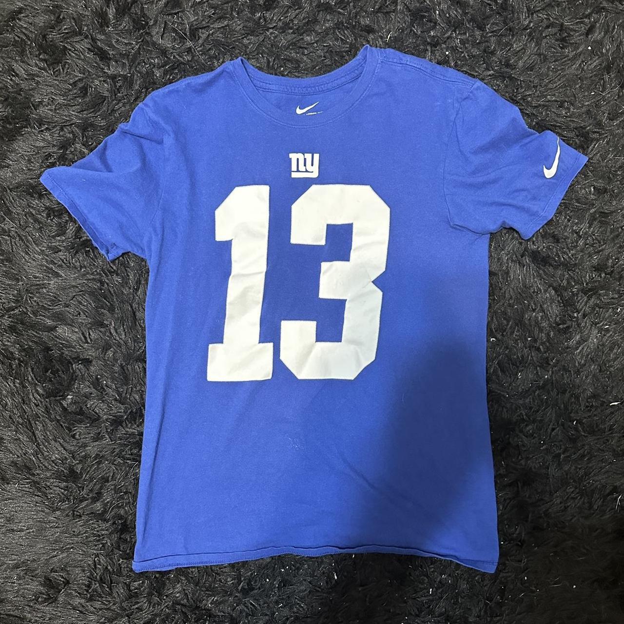 Nike NY Giants Odell Beckham Jr. Jersey T-Shirt - Depop