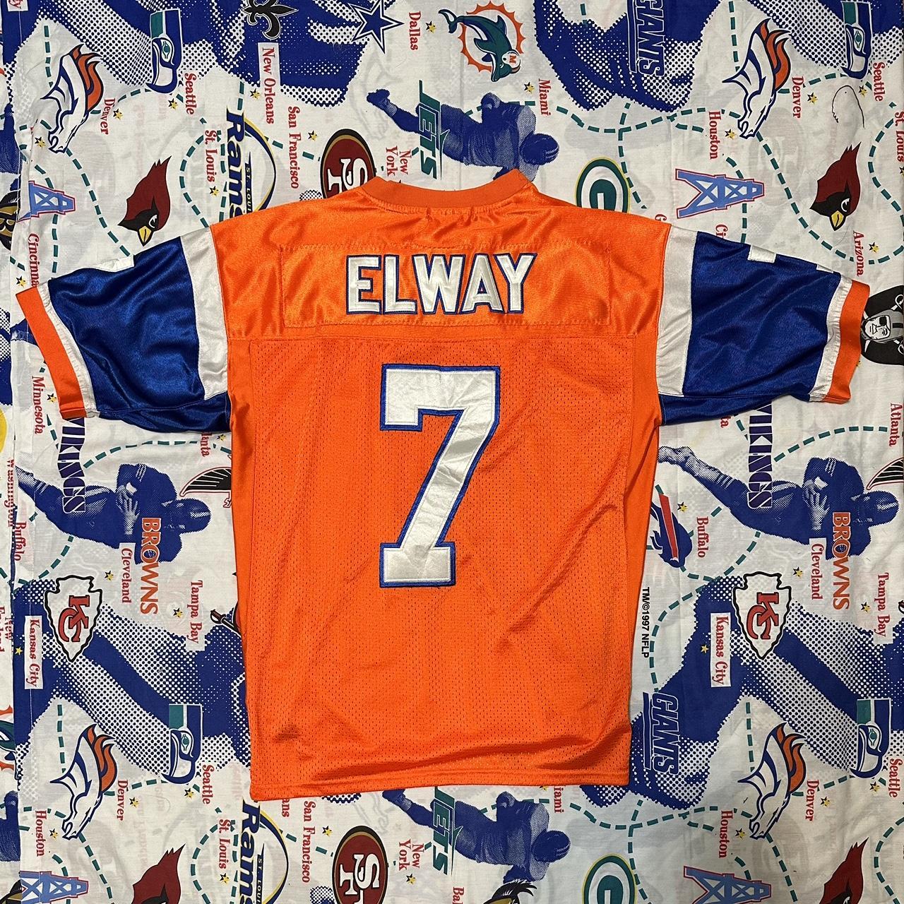 Mitchell And Ness Broncos 7 John Elway Throwback 75th Anniversary