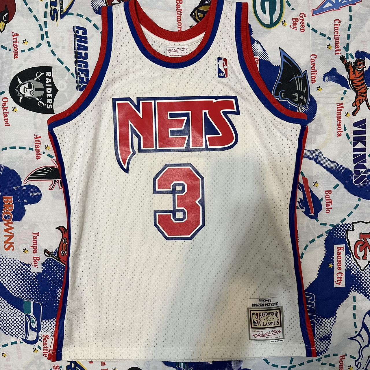 Swingman Jersey New Jersey Nets 1992-93 Drazen Petrovic