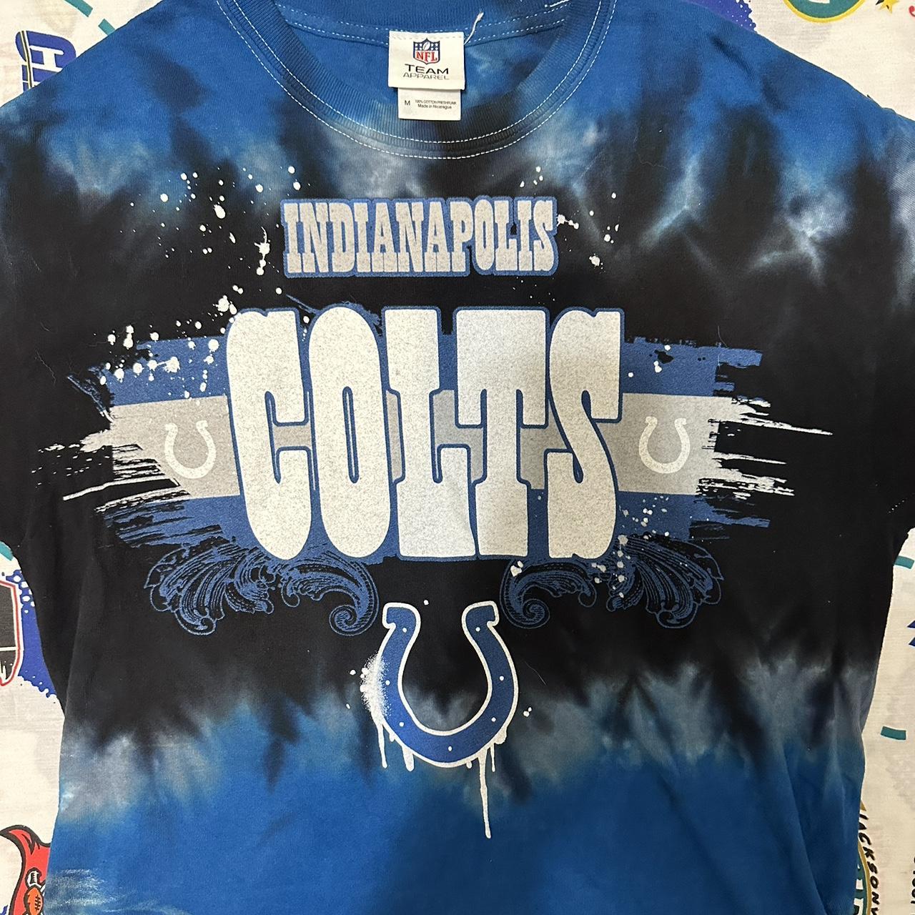 Vintage Indianapolis Colts NFL Football Tie Dye T Shirt XL Size