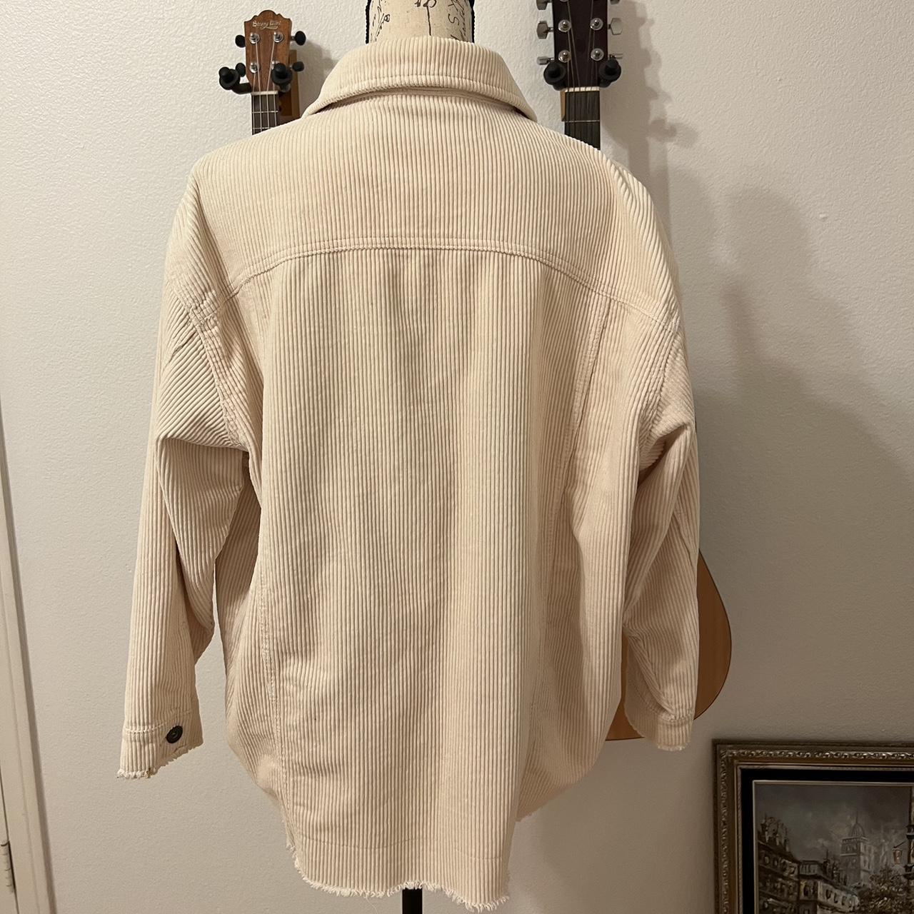 Zara off white corduroy jacket 🐇 In amazing... Depop