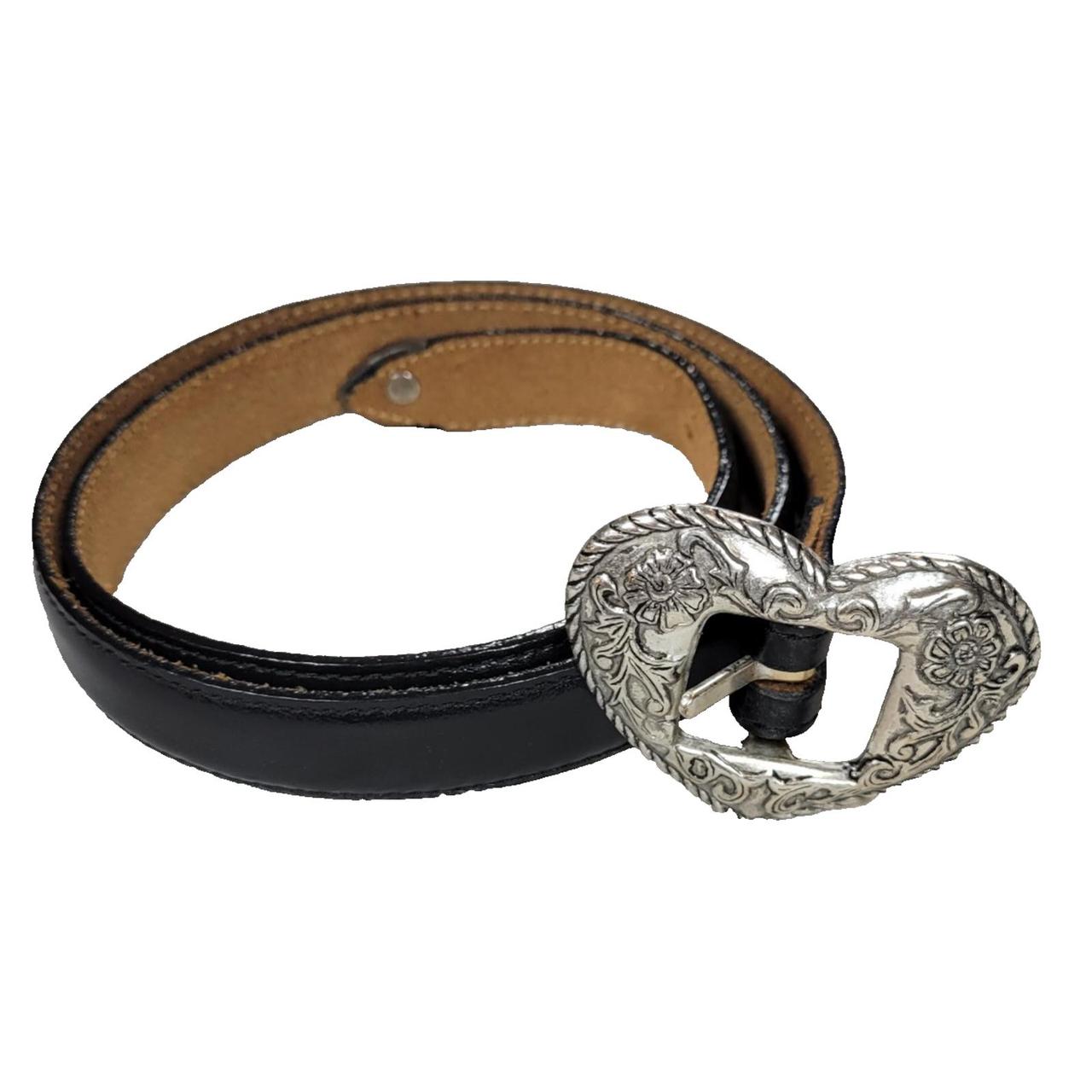 Justin Boots Women's Belt Black – Justin Leather Belt Womens