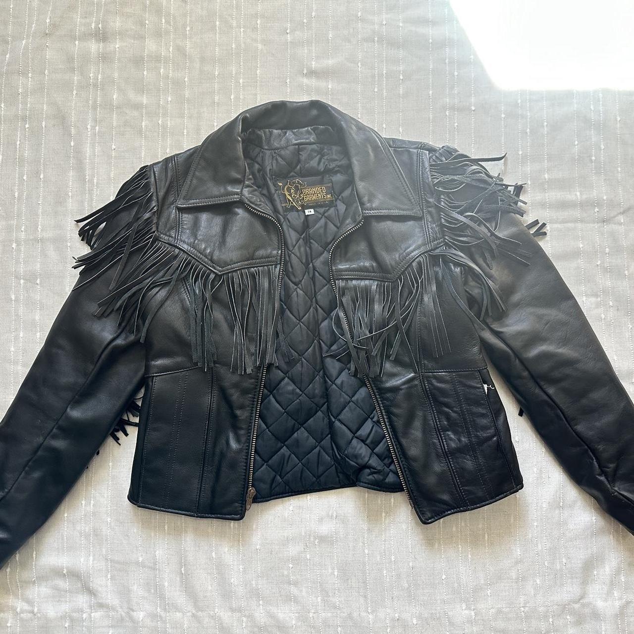 Branded garments inc leather jacket best sale