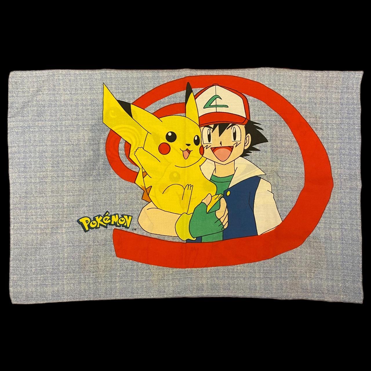Vintage 90's Pokémon Pillowcase 31”x 20.5”. Light - Depop