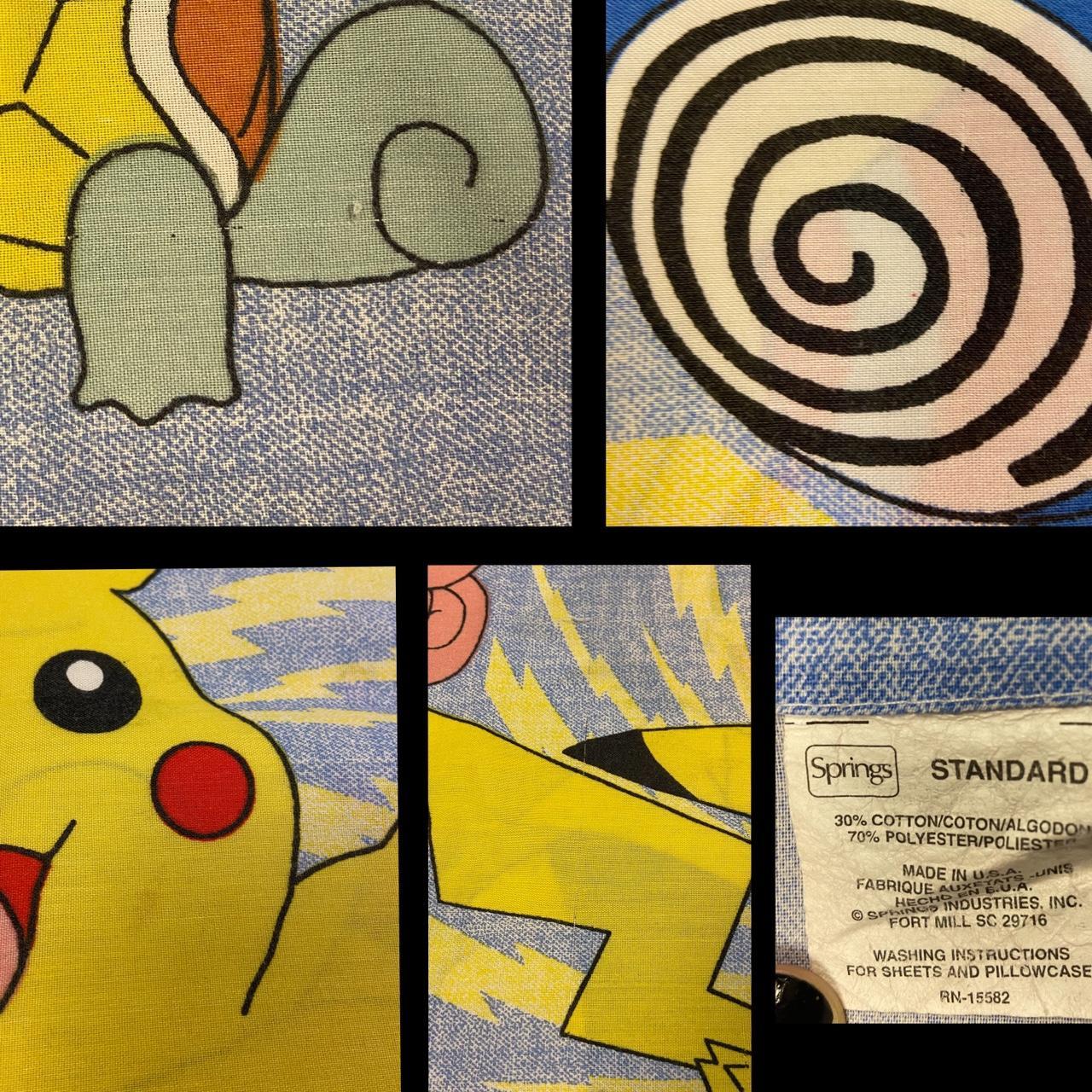 VINTAGE 90S POKEMON PILLOWCASE IN MINT CONDITION - Depop