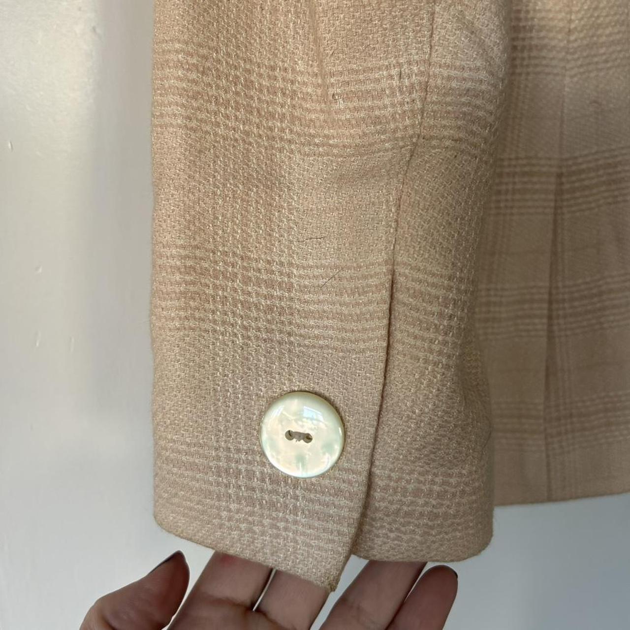 Albert Nipon Women's Blazer Jacket - Cream/Tan - … - image 5