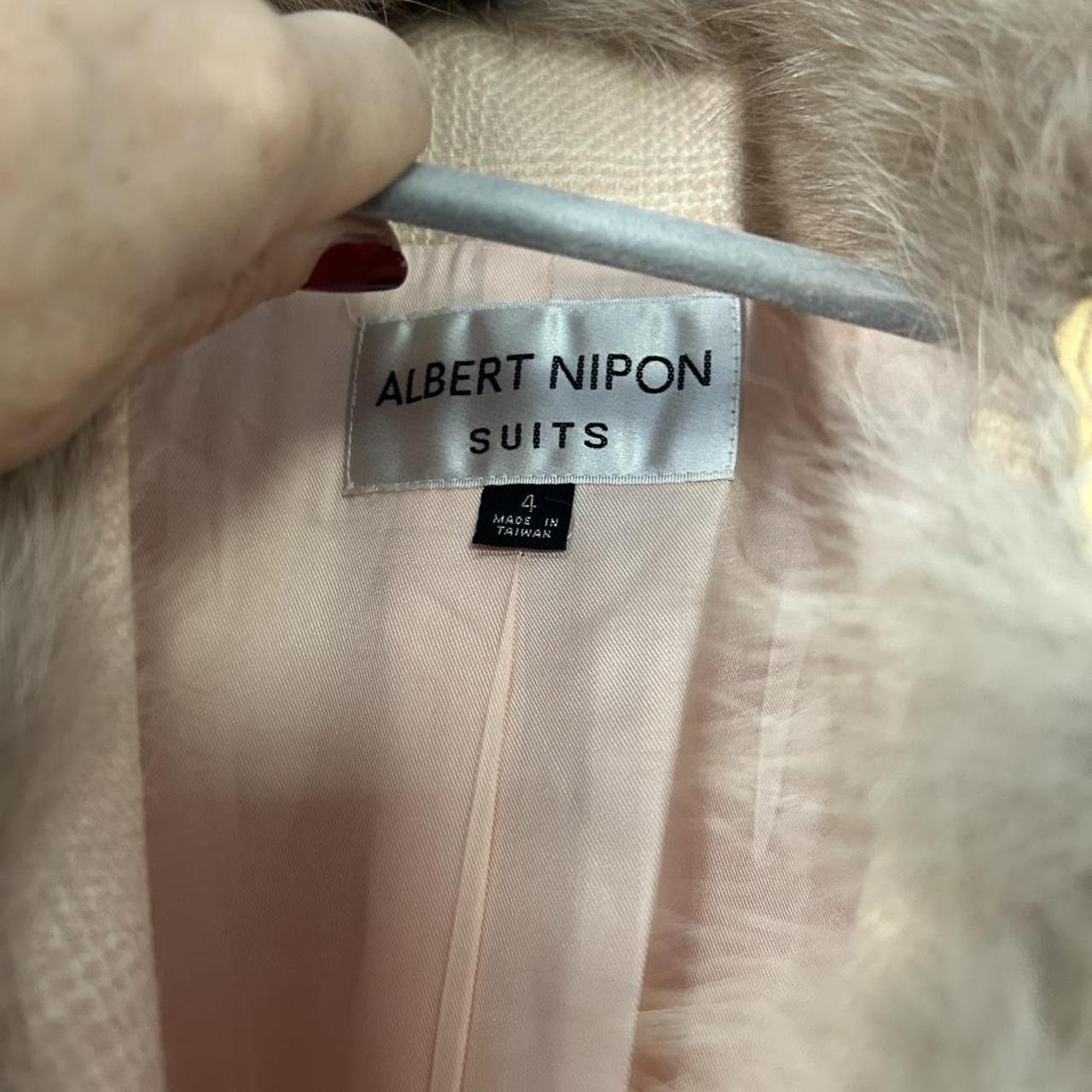 Albert Nipon Women's Blazer Jacket - Cream/Tan - … - image 3