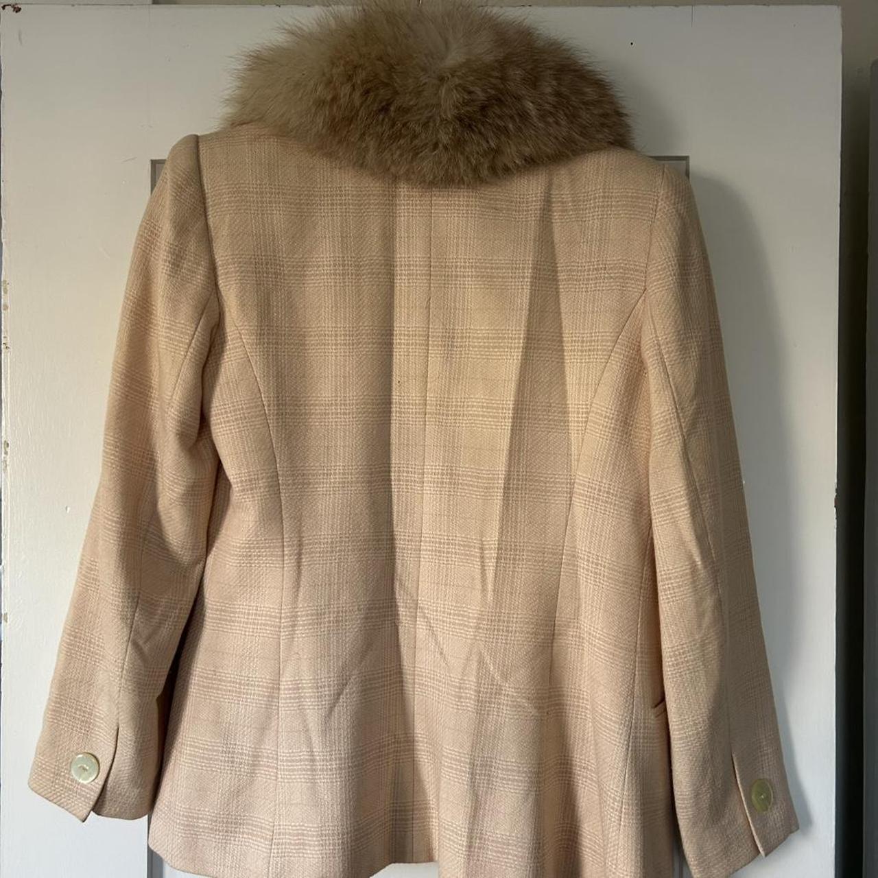 Albert Nipon Women's Blazer Jacket - Cream/Tan - … - image 4