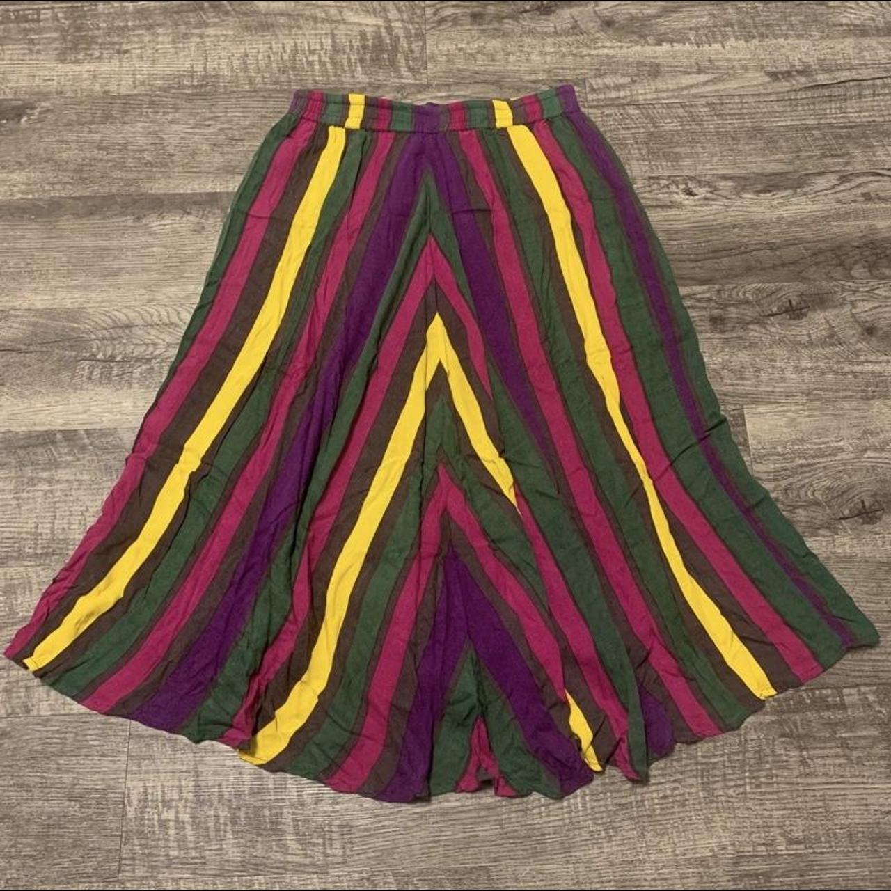 Striped skirt hotsell multi xl