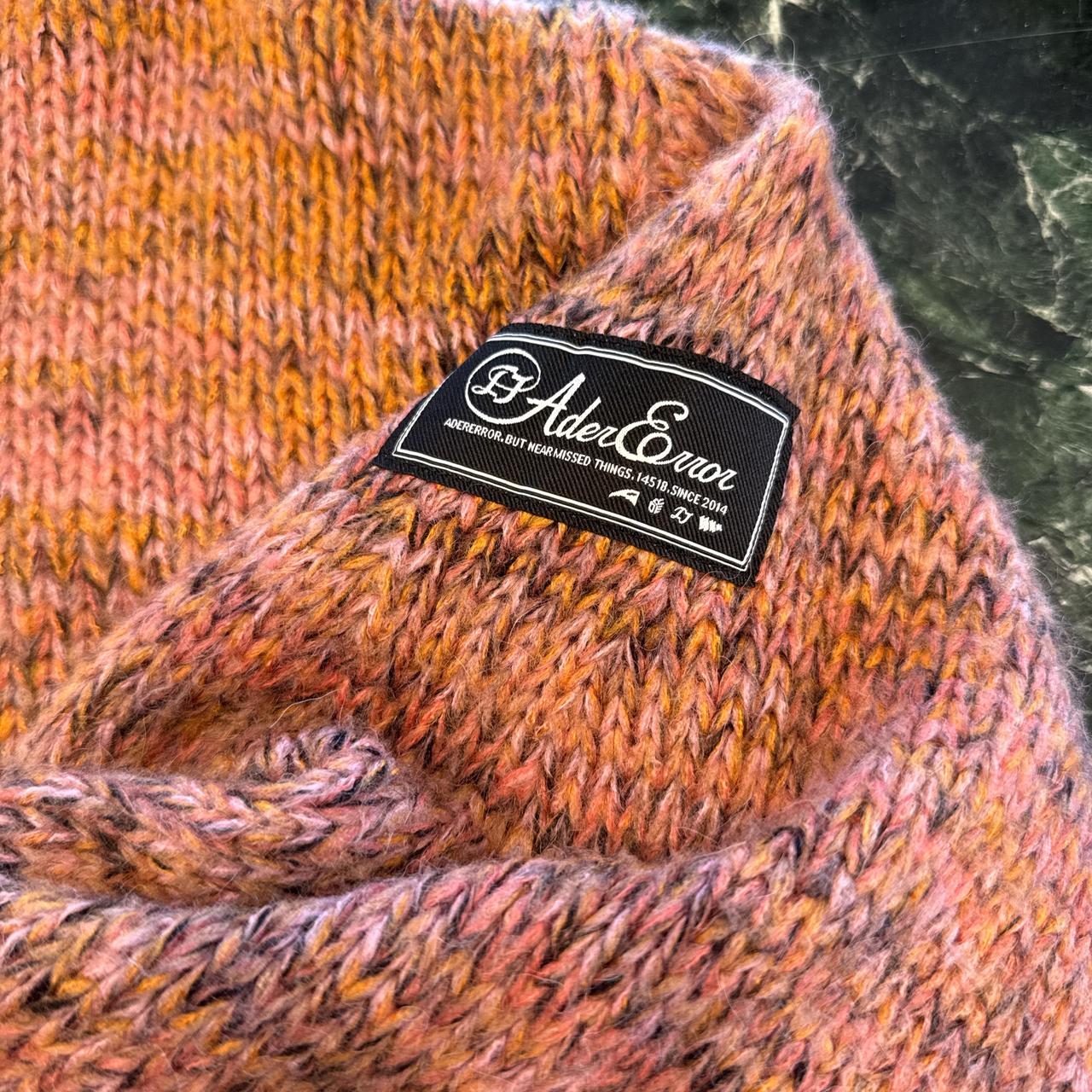 Ader error women's orange and brown jumper