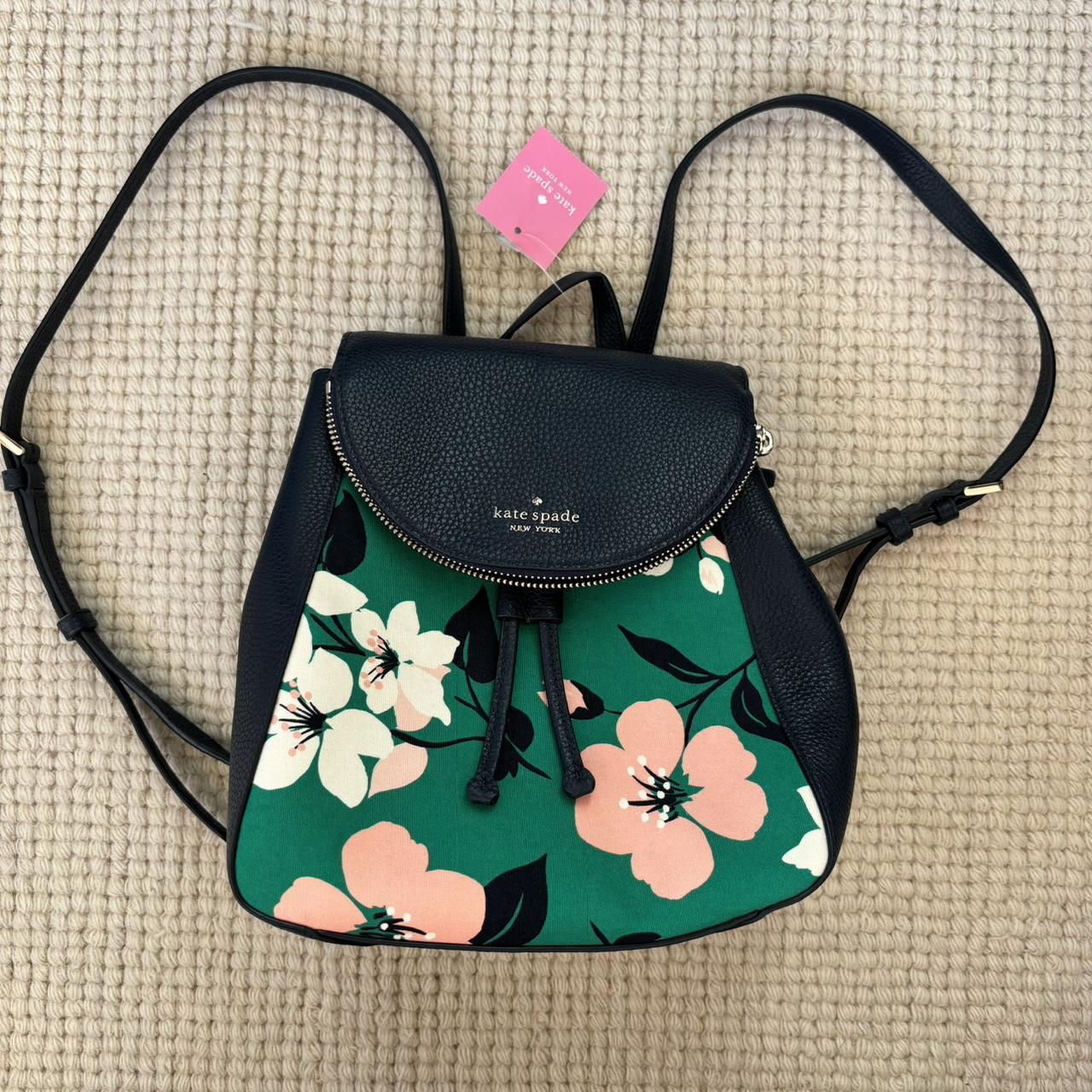 Kate spade floral on sale backpack