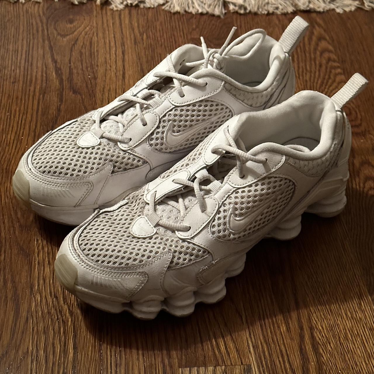mens white nike shox