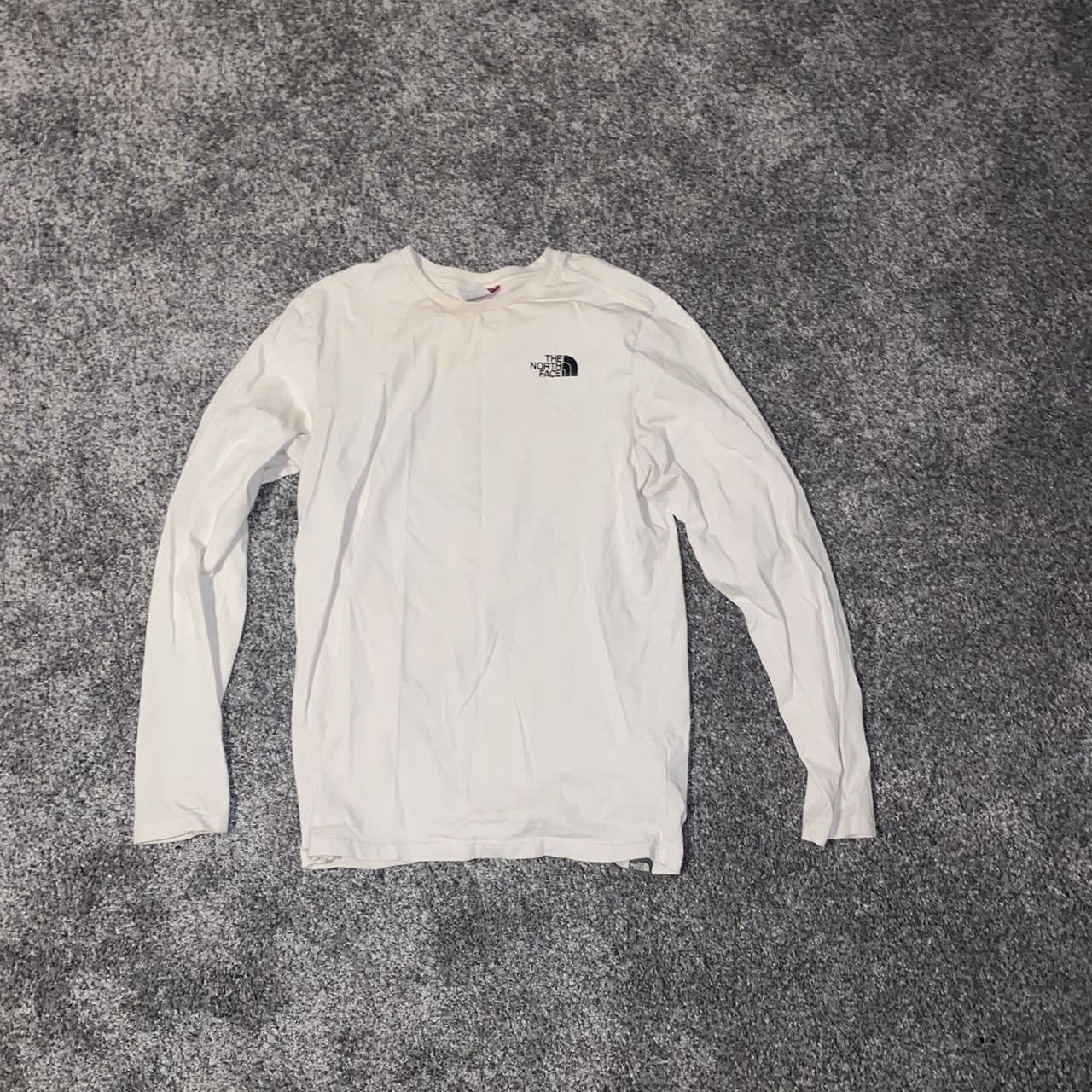 The North Face Women's White and Cream Shirt | Depop