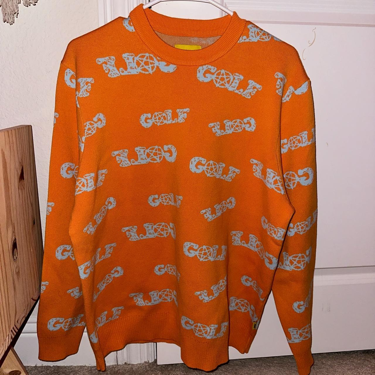 Golfwang Ritual Sweater in Orange. Brand new. Bought... - Depop