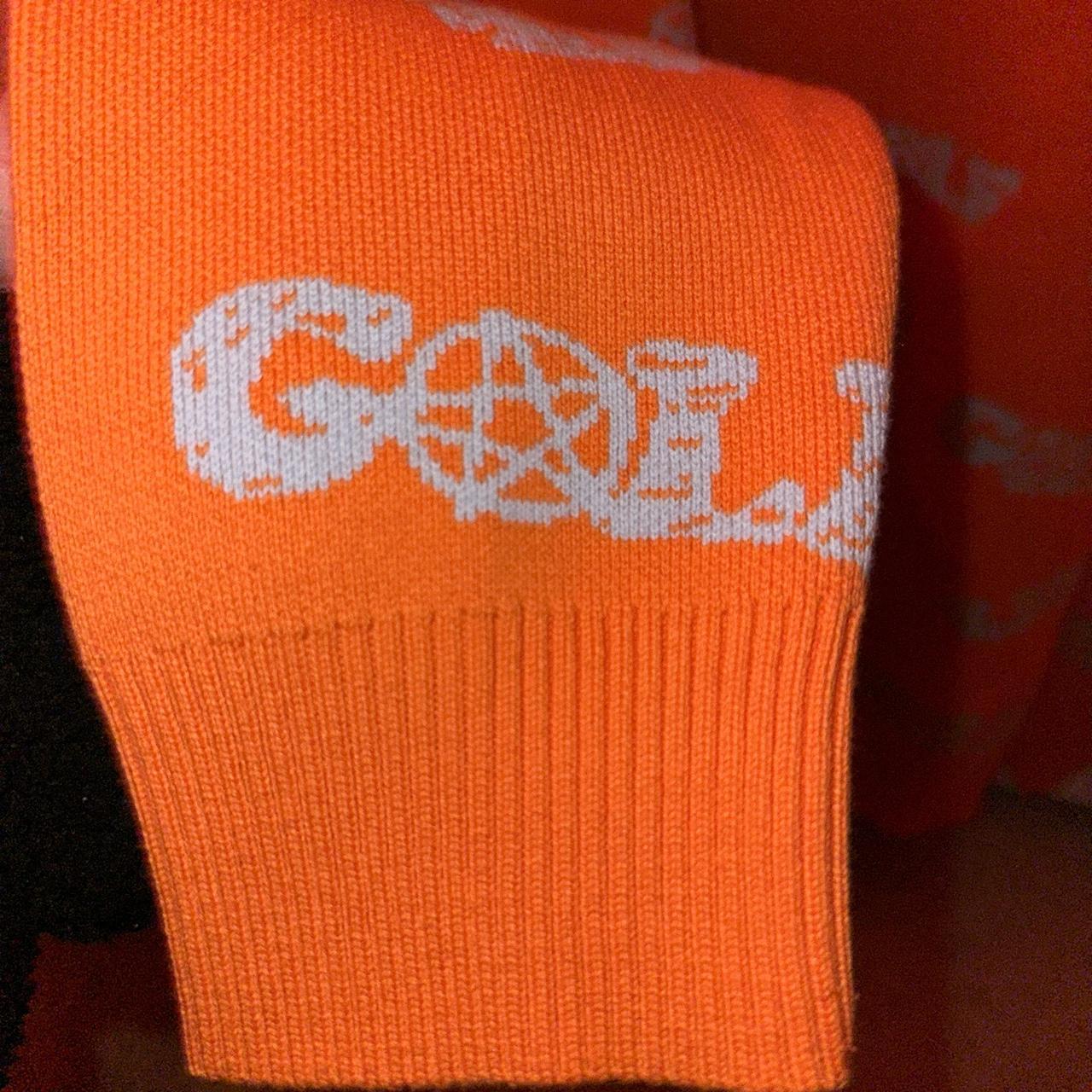 トップス GOLF WANGRITUAL SWEATER ORANGE Orange Golf Wang ritual sweater never worn size | Depop