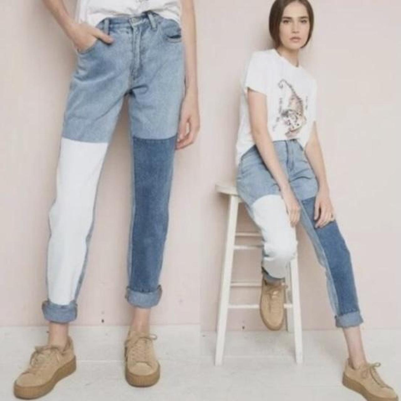 Brandy melville kenzo patch 2025 jeans