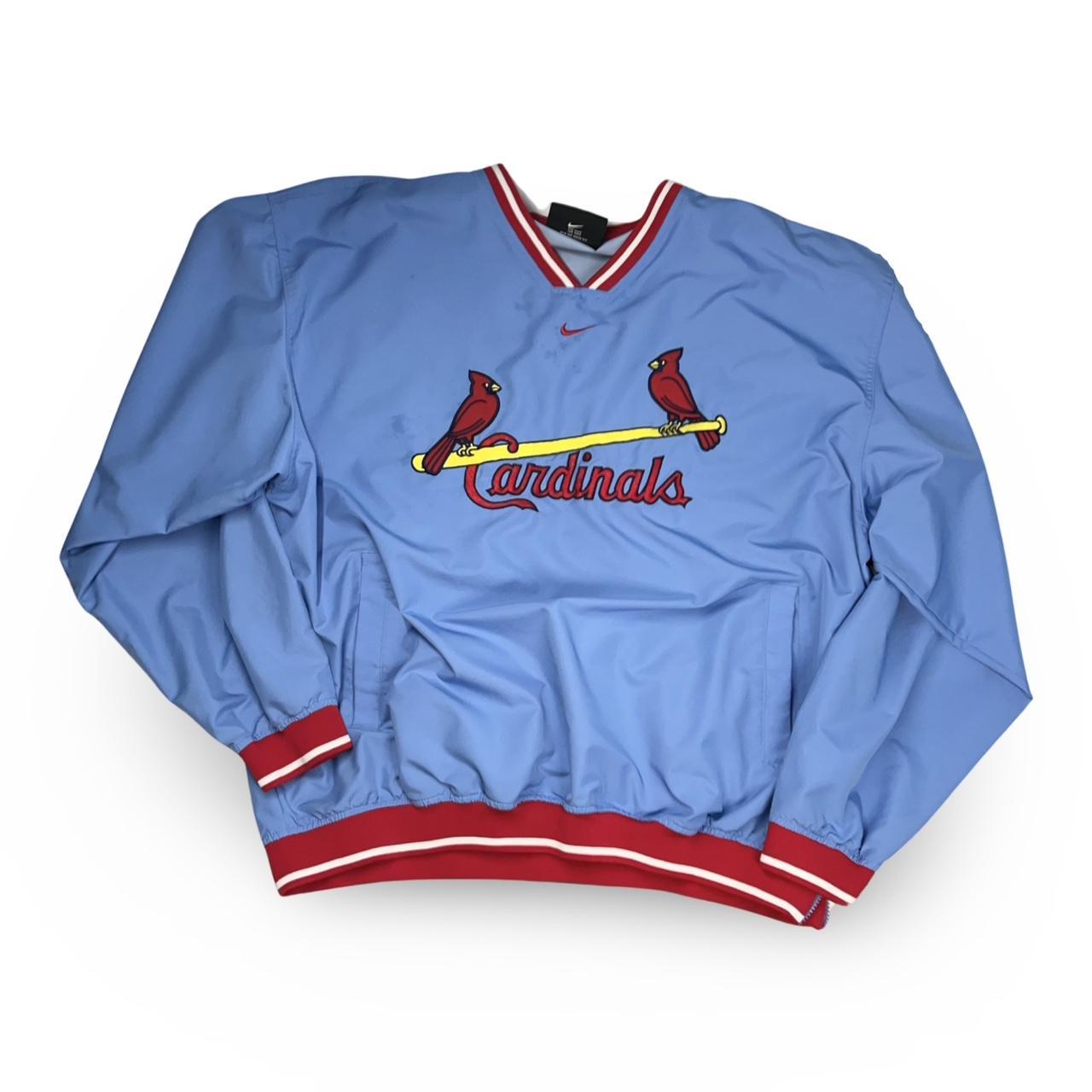 NIKE ST. LOUIS CARDINALS WARM UP JACKET - Depop