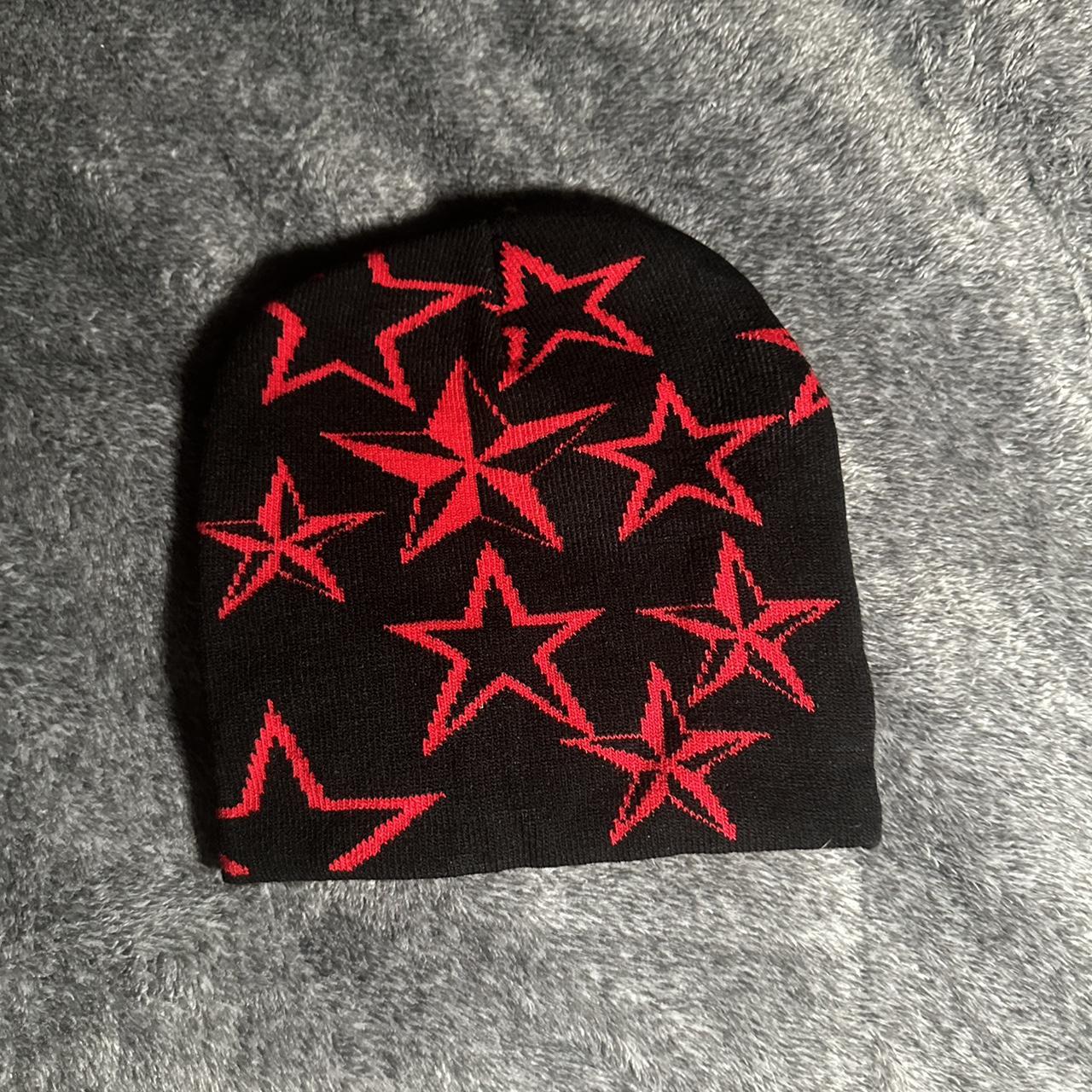 Red star beanie Great condition Free same day... - Depop