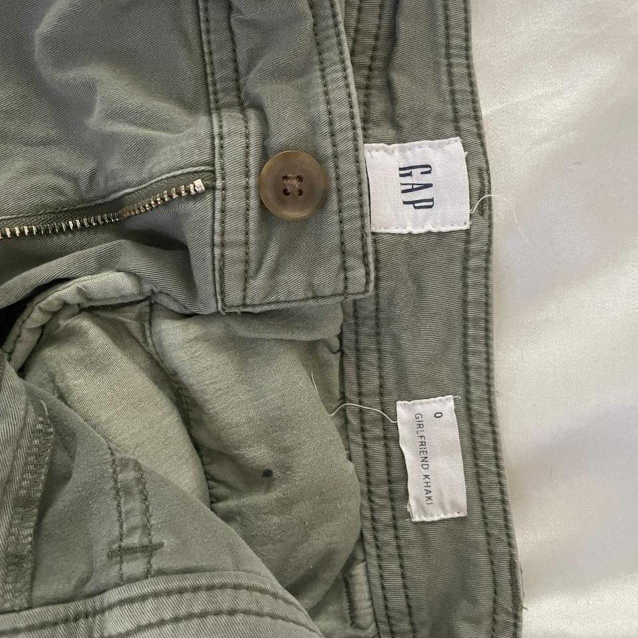 GAP High Rise Girlfriend Utility Khakis with - Depop