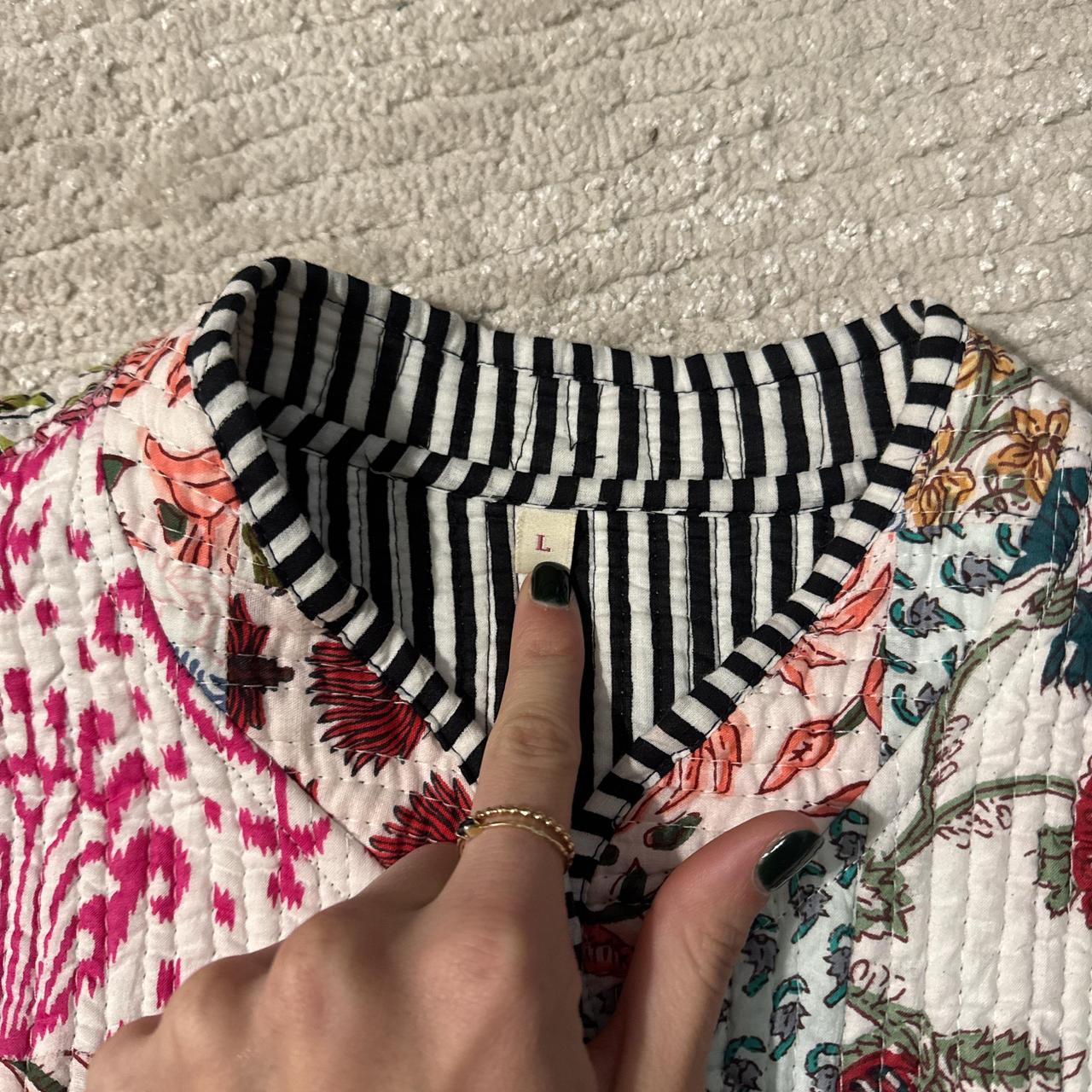 Women's Jacket - Multi - L – Multicolored patchwo… - image 3