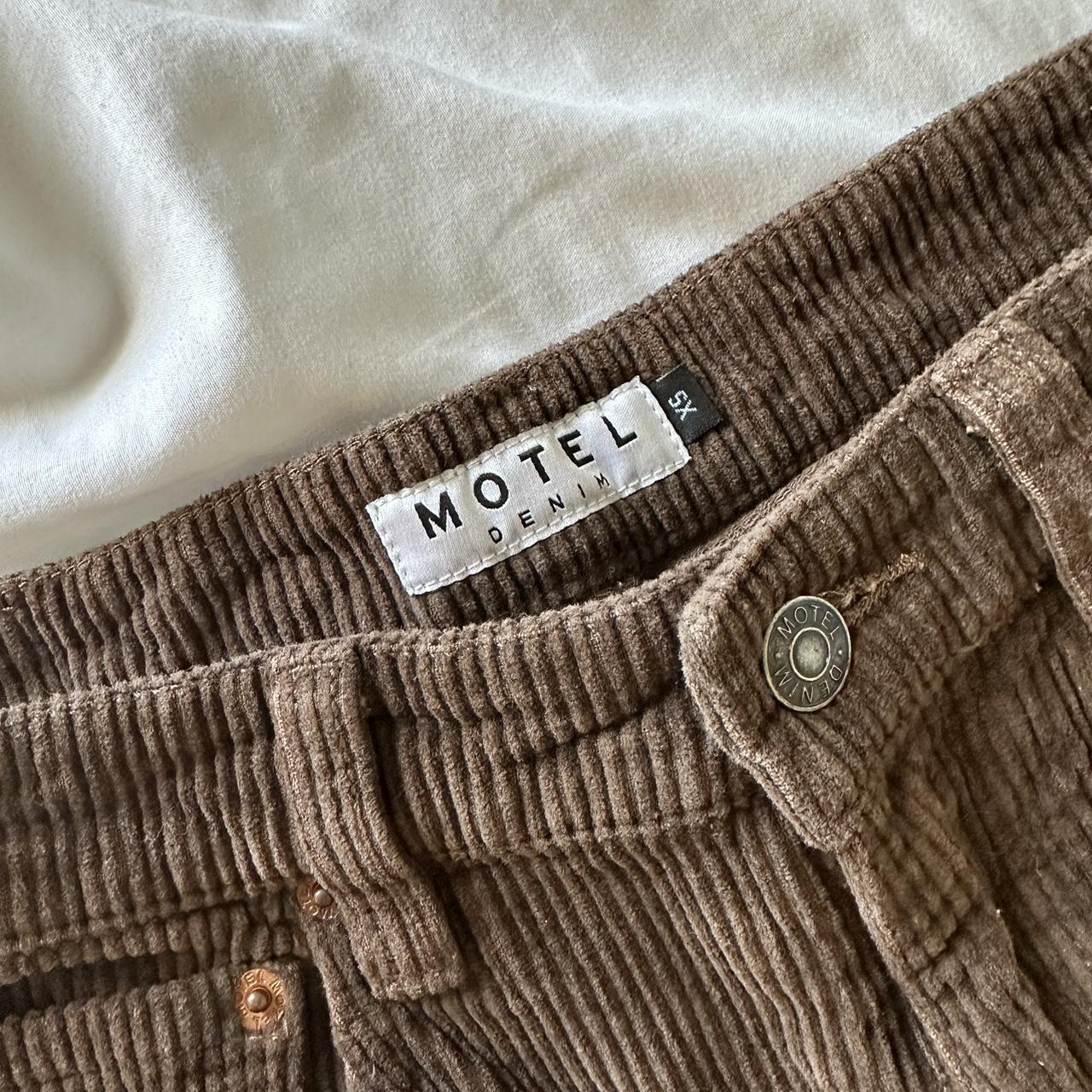 Motel Women's Brown Jeans Depop