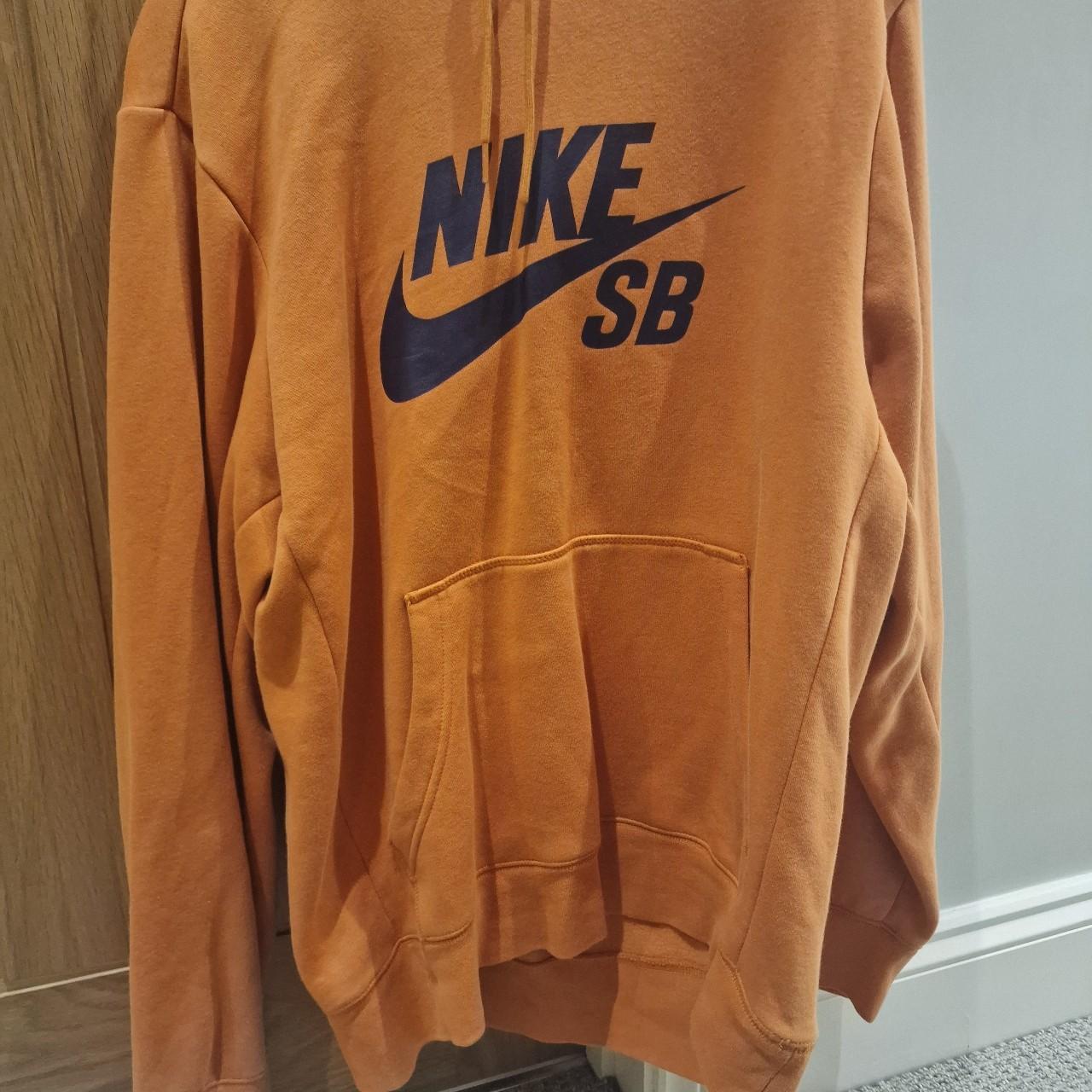 nikelab hoodie orange