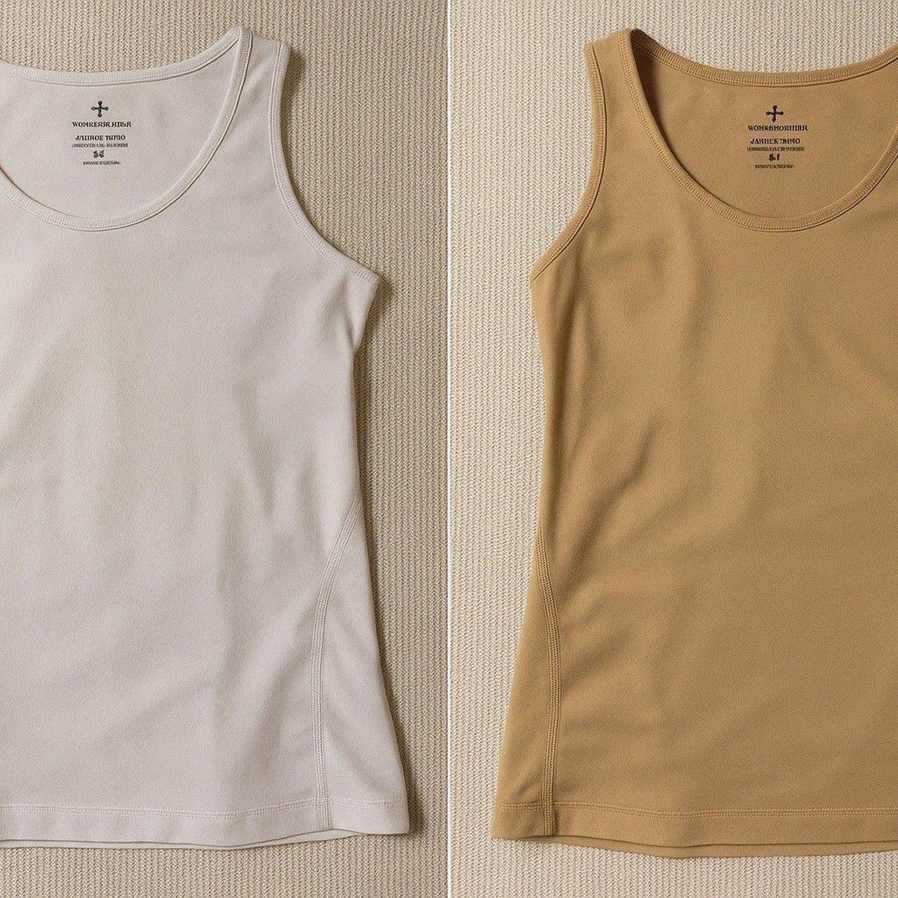 Source Unknown Women's Tank top - White/White - X… - image 1