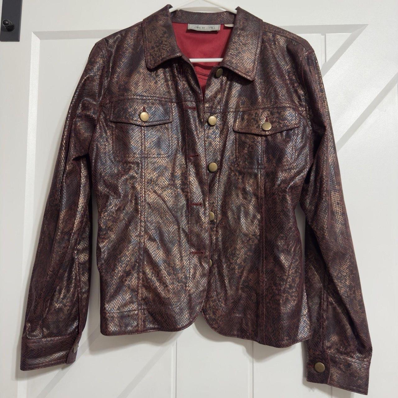 Source Unknown Women's Blazer Jacket - Brown - S … - image 1