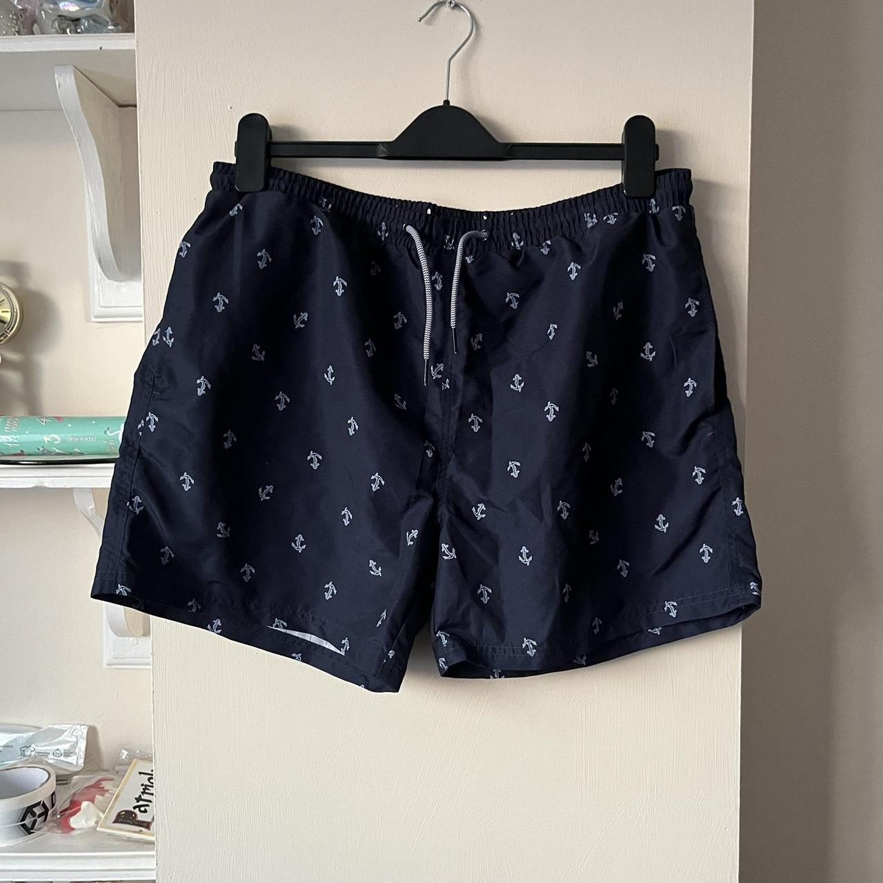 Primark Mens Blue And Navy Swim Briefs Shorts Depop