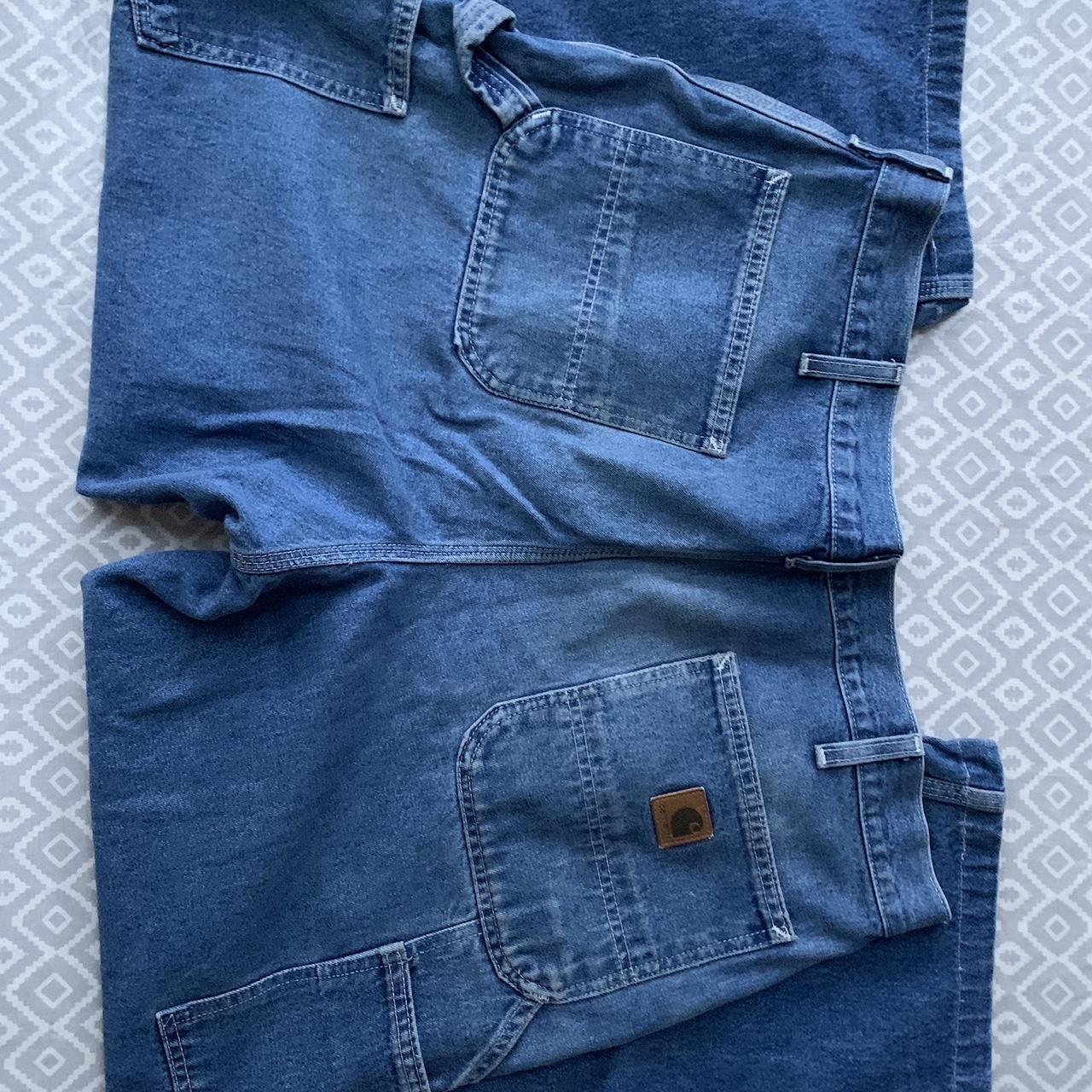 Baggy carhartt carpenter jeans. 38 X 30 - Depop