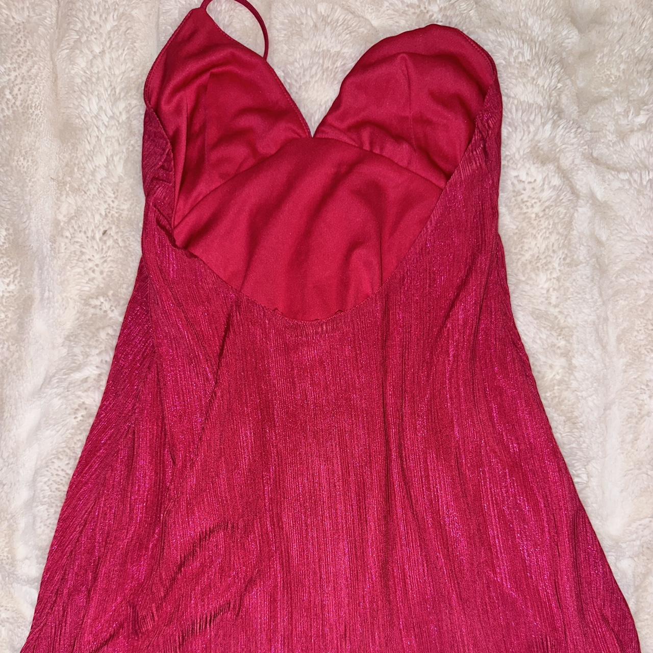 Margo Halter Shift Dress in Pink - Superdown Worn... - Depop