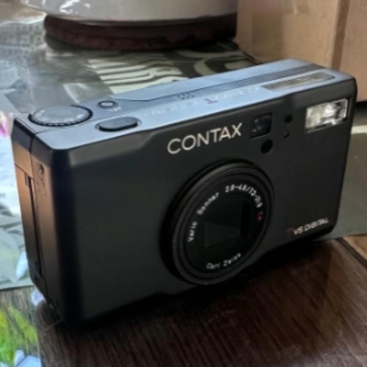 Contax TVS Digital Camera Ti Black Fun little | Depop