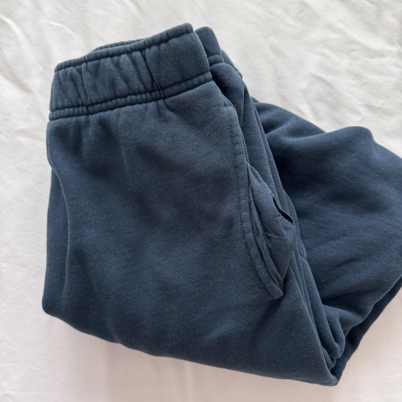 ARITZIA TNA BOYFRIEND SWEATPANTS IN NAVY Item is... Depop