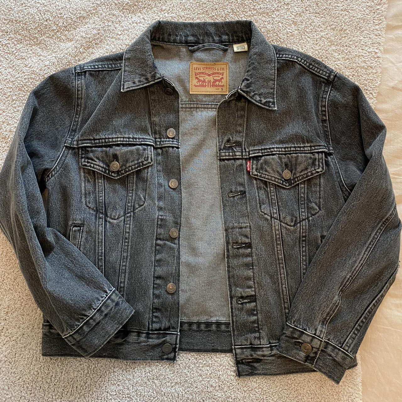 Levi's faded black denim clearance jacket