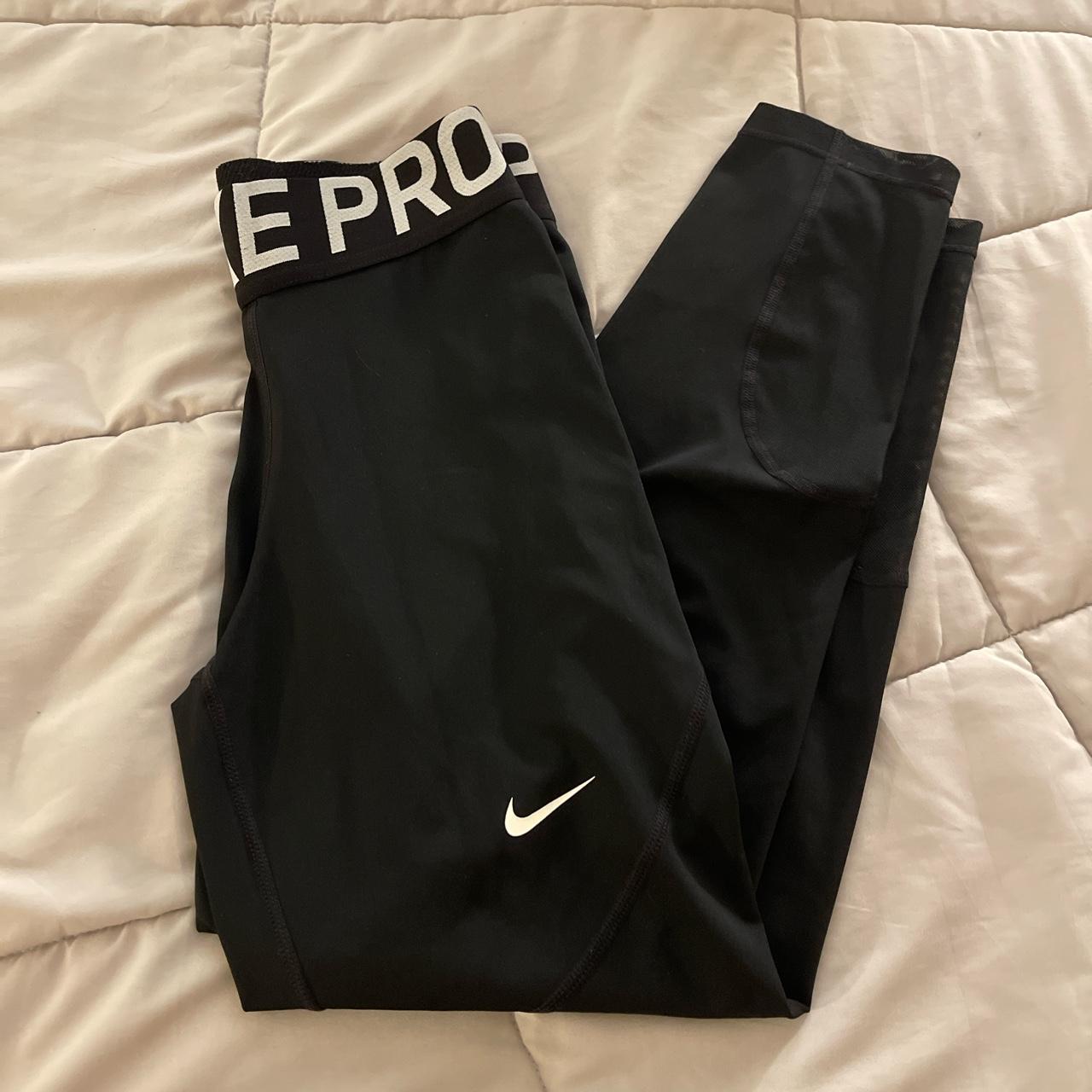 cropped nike pro camo leggings
