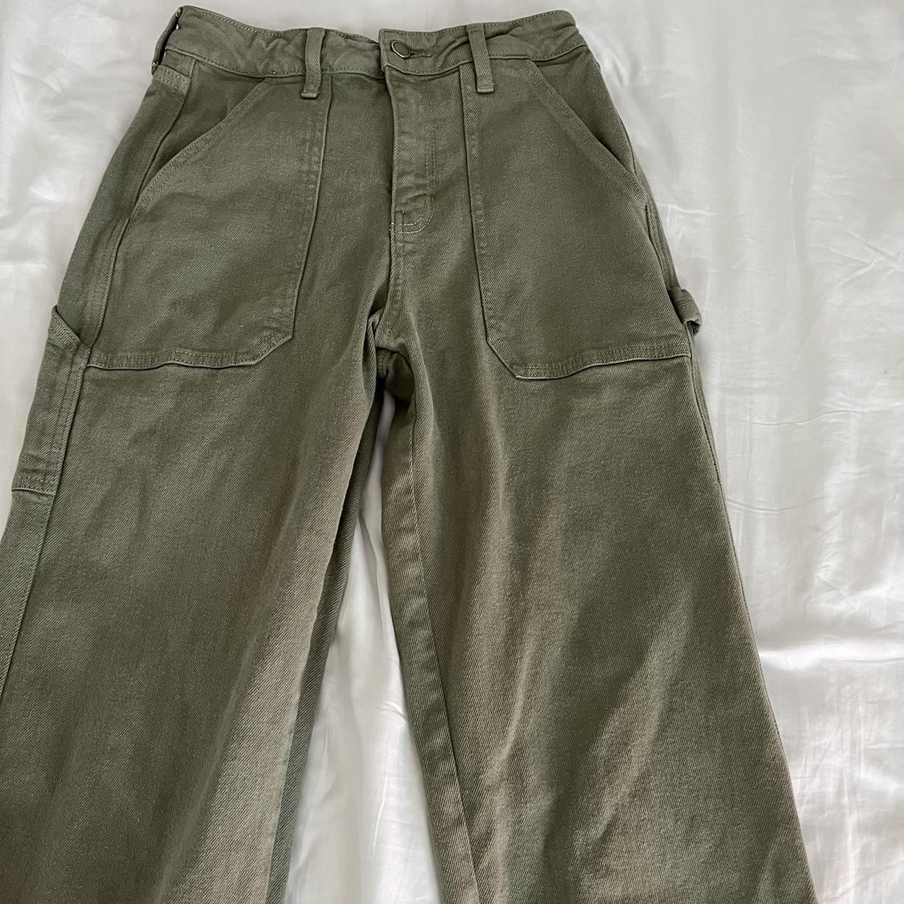 Green Carpenter Pants - Depop