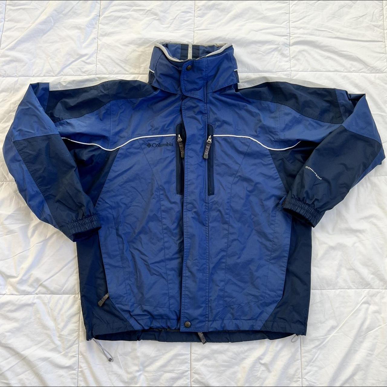 vintage 90’s columbia gorpcore jacket colorway is -... - Depop