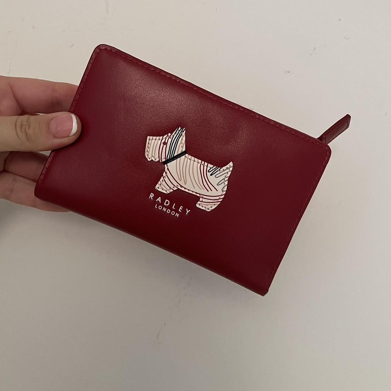 Burgundy outlet radley purse