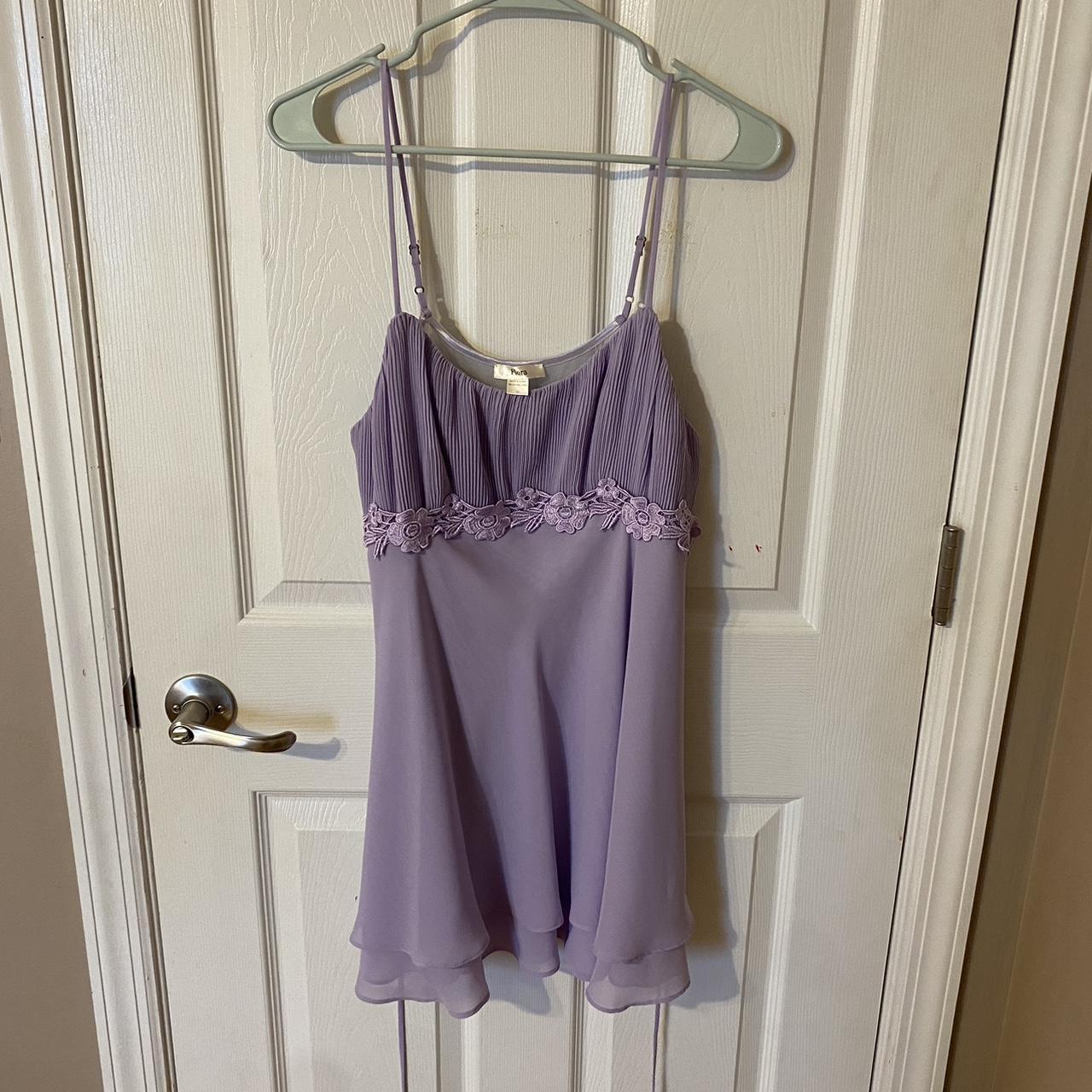 the most gorgeous lilac vintage slip dress/cami! has... - Depop