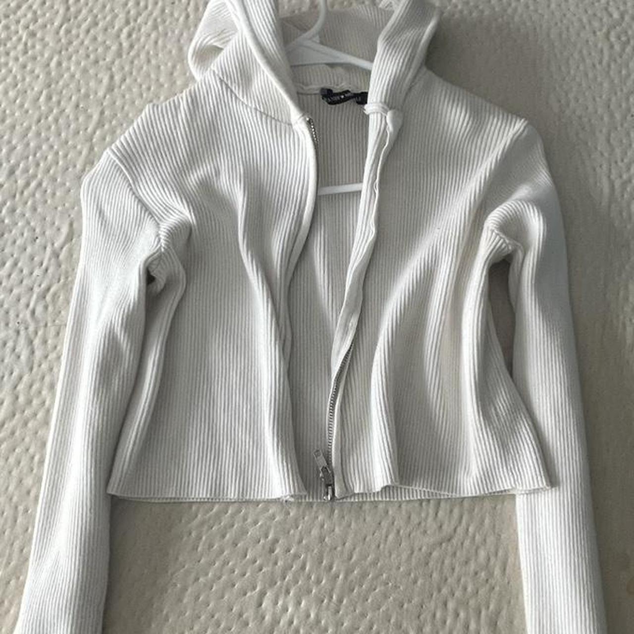 White arden online hoodie