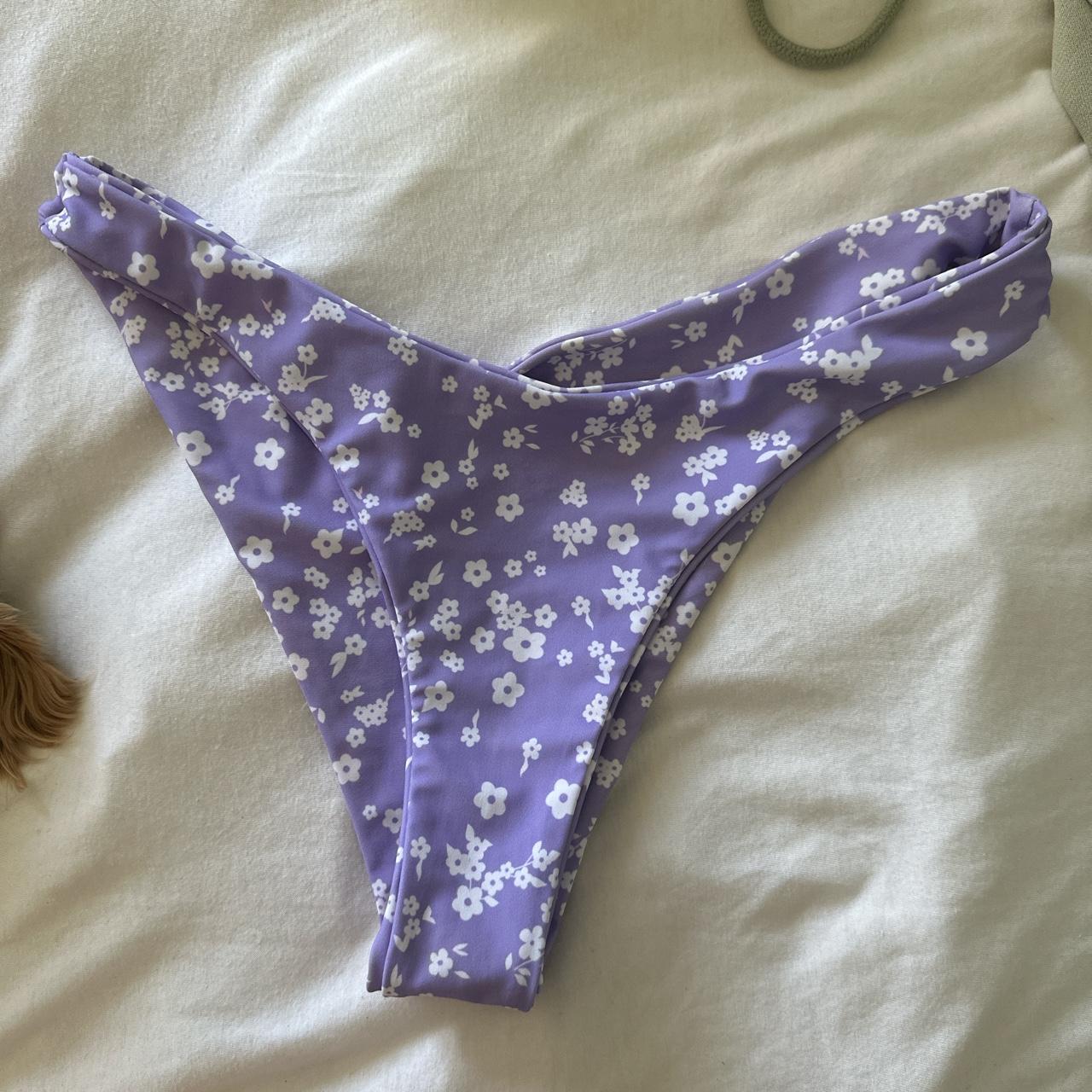 Purple bikini bottoms. Not sure of the brand but... - Depop